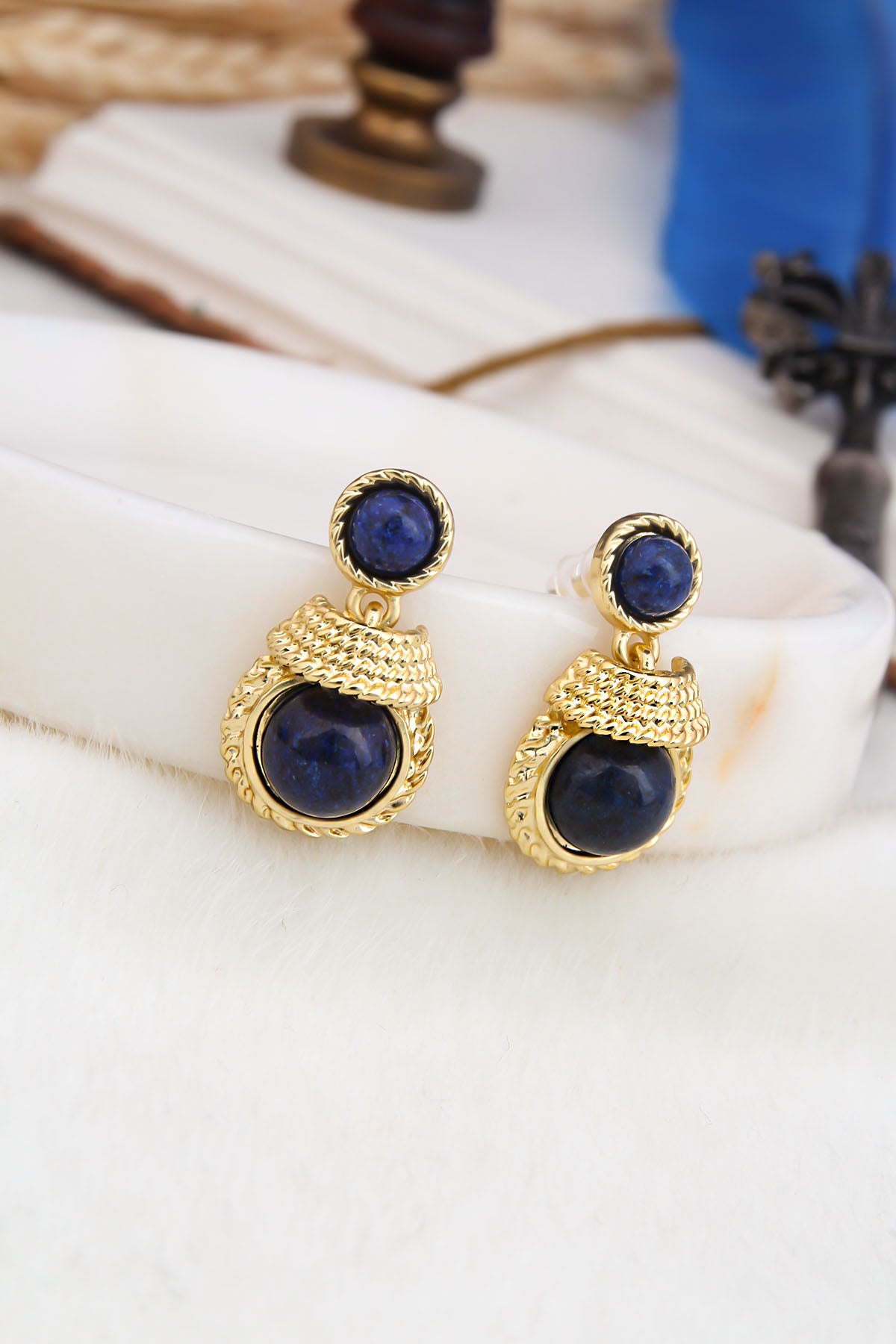 Lapis Lazuli Boucles D'Oreilles