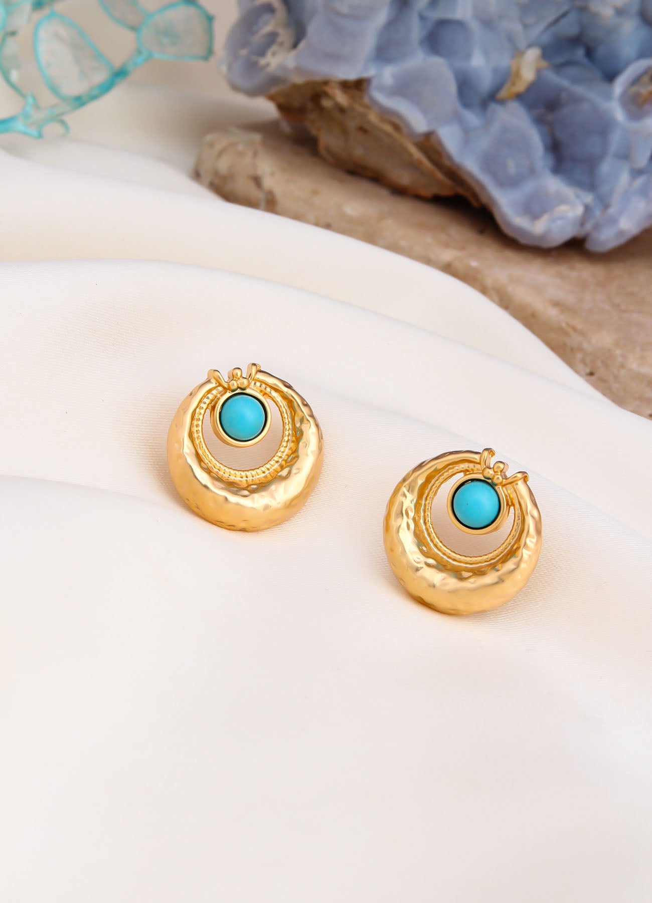 Turquoise Boucles d'oreilles
