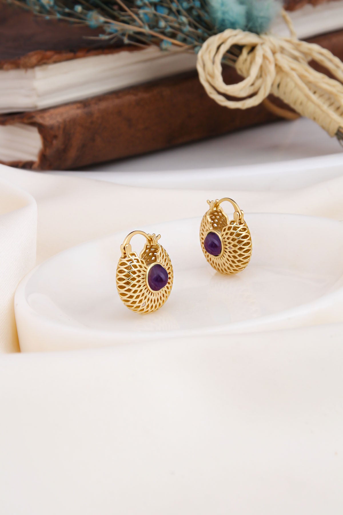 Amethyst Earring