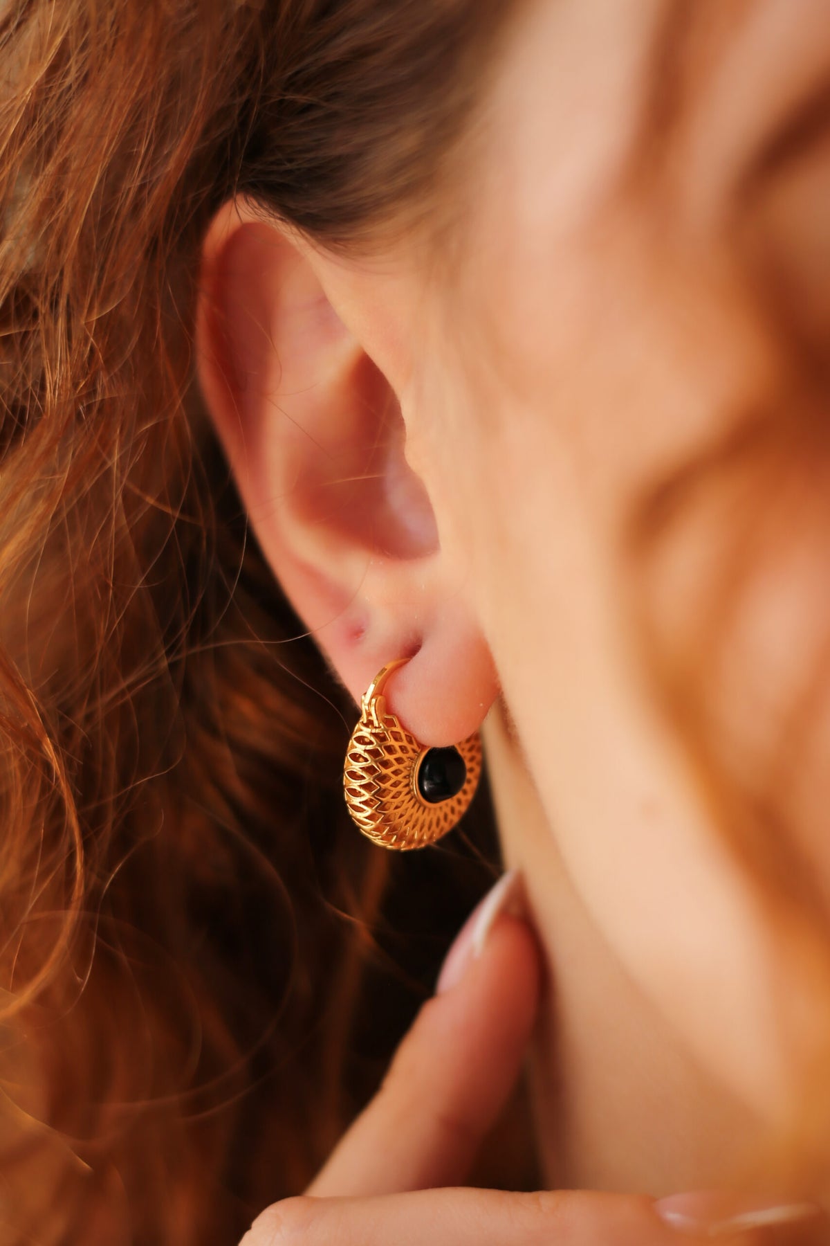 Onix Boucles d'oreilles