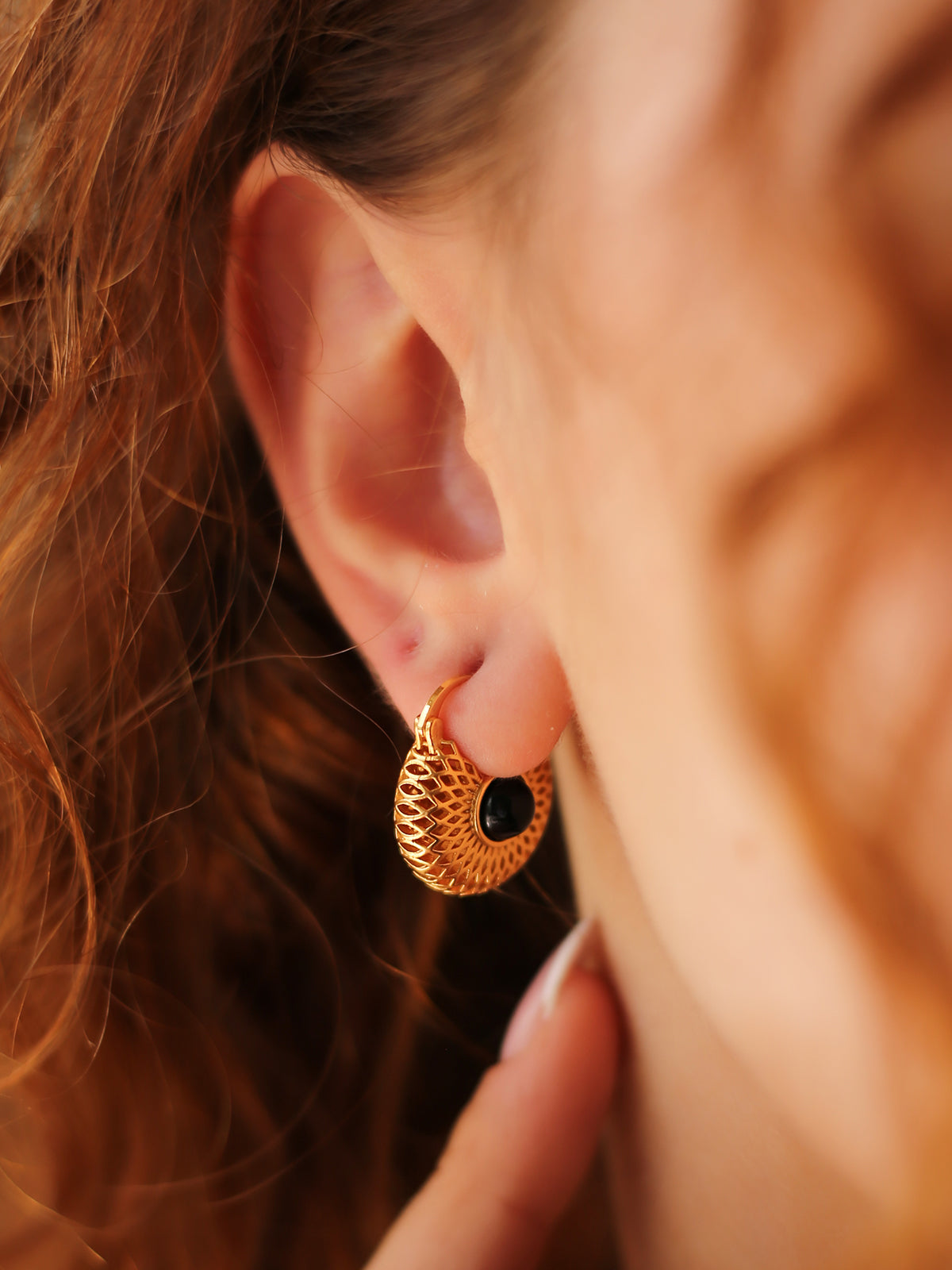 Onix Boucles d'oreilles