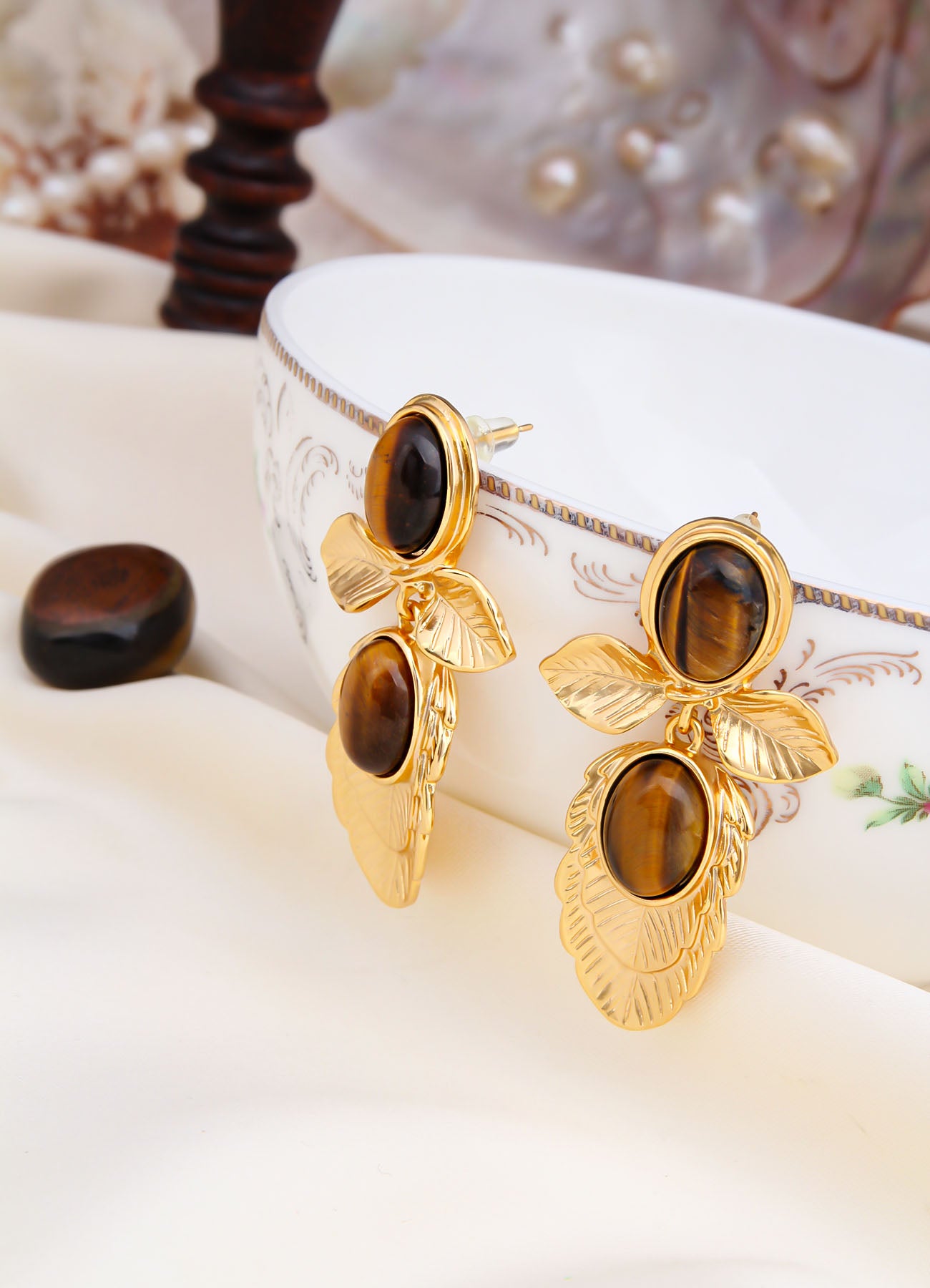 Tiger Eyes Boucles d'oreilles