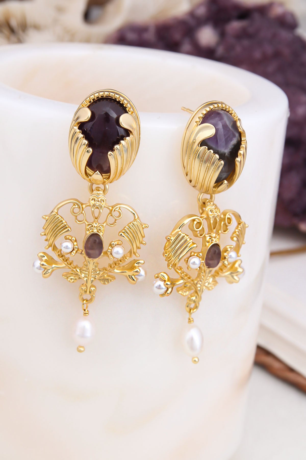 Amethyst Earring
