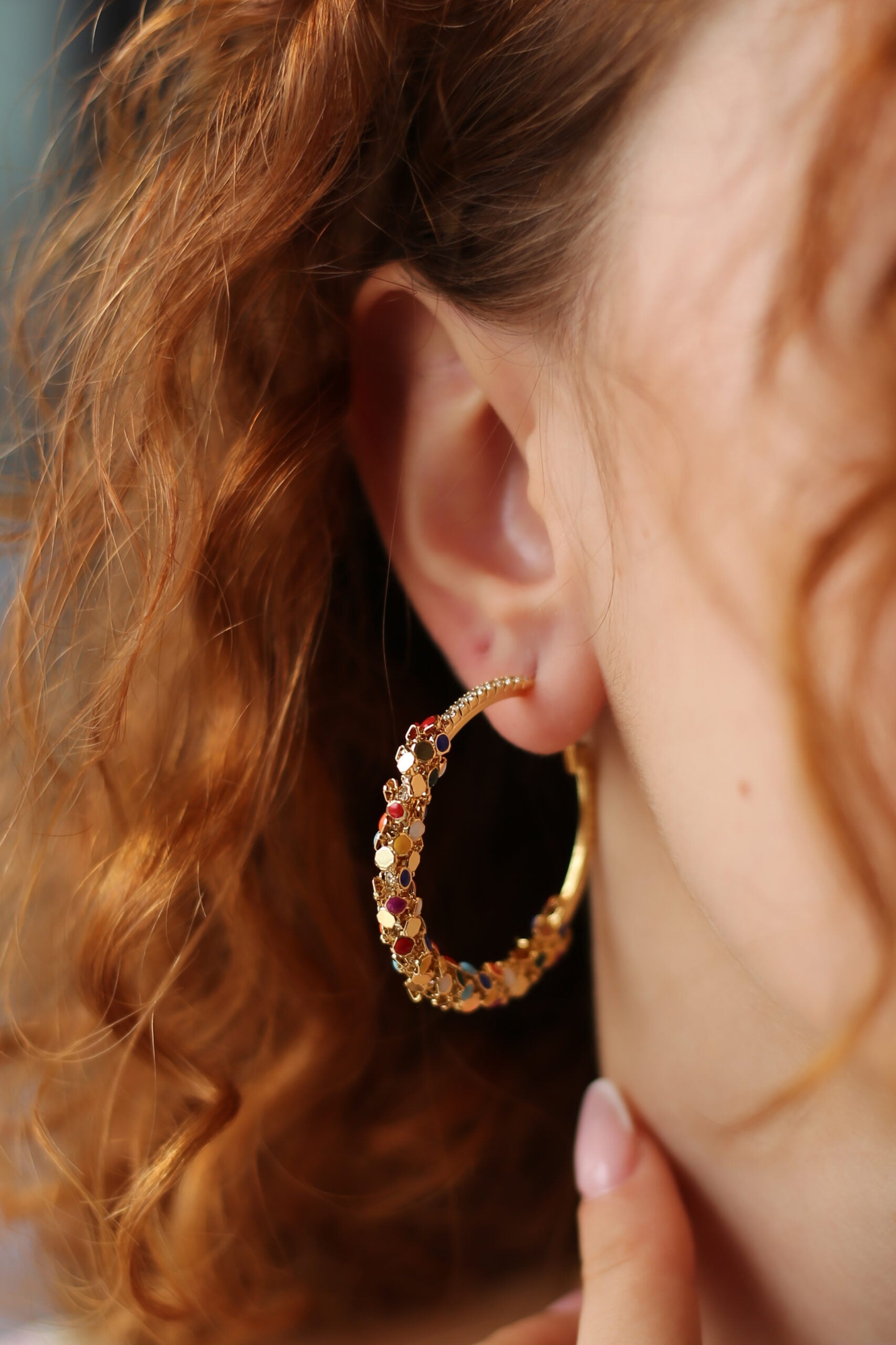 Zircon Boucles d'oreilles