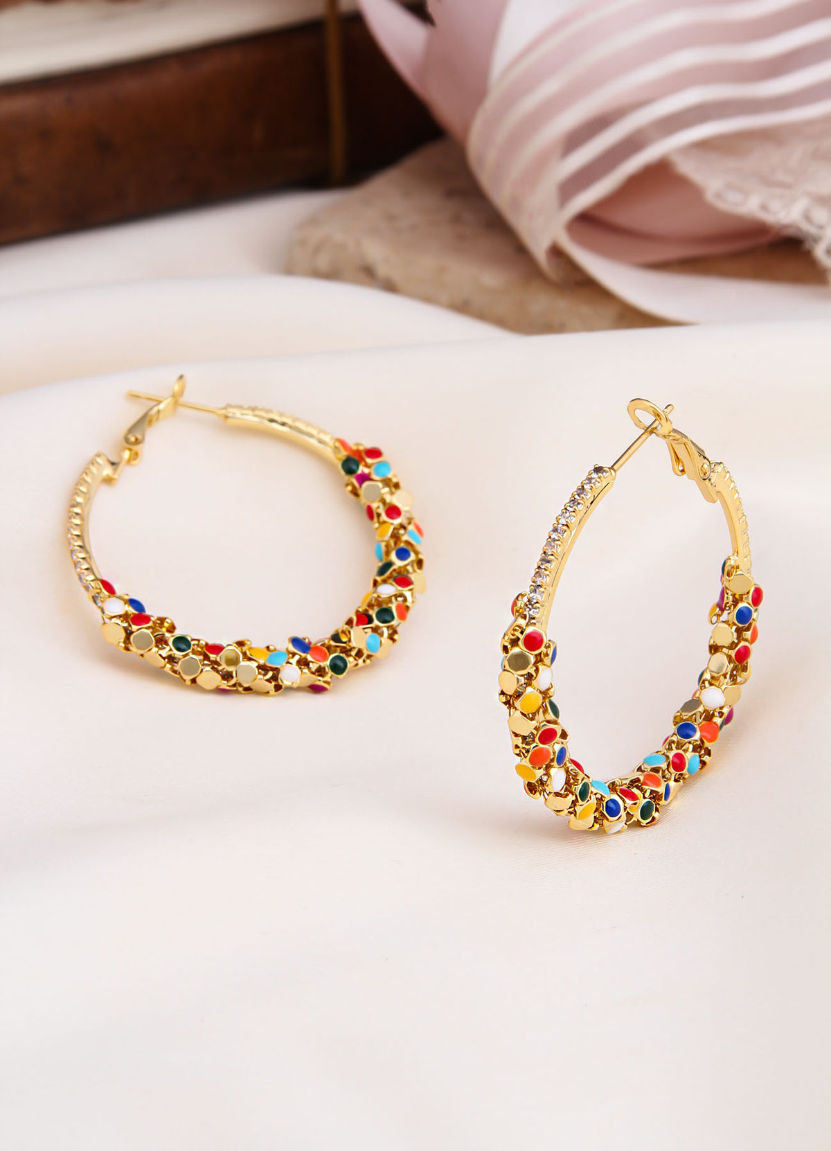 Zircon Boucles d'oreilles