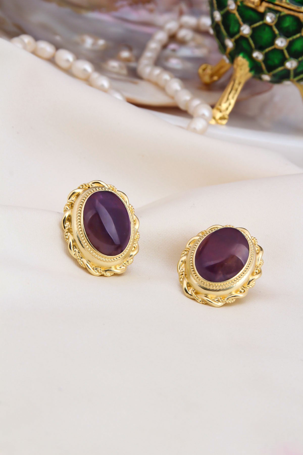 Malahite Boucles D'Oreilles