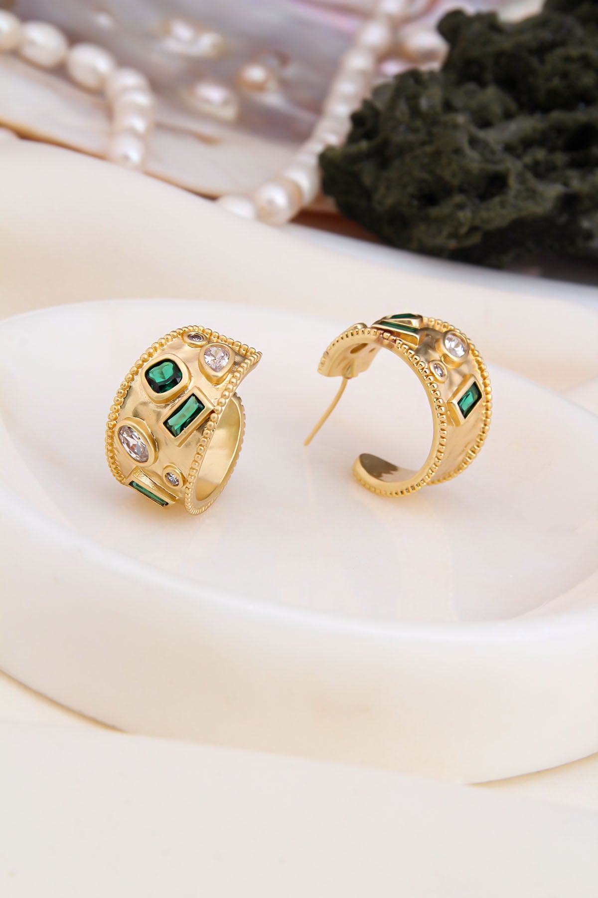 Zircon Boucles d'oreilles