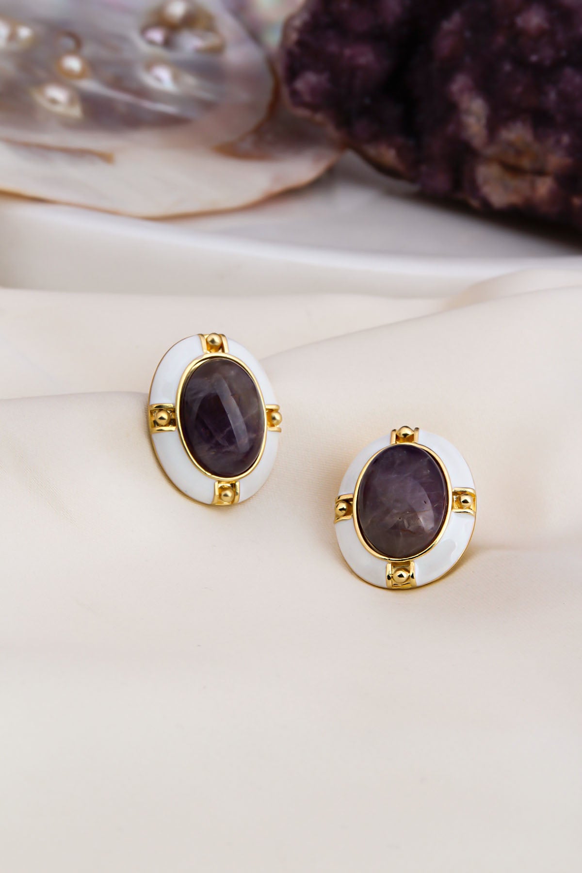 Amethyst Boucles D'Oreilles
