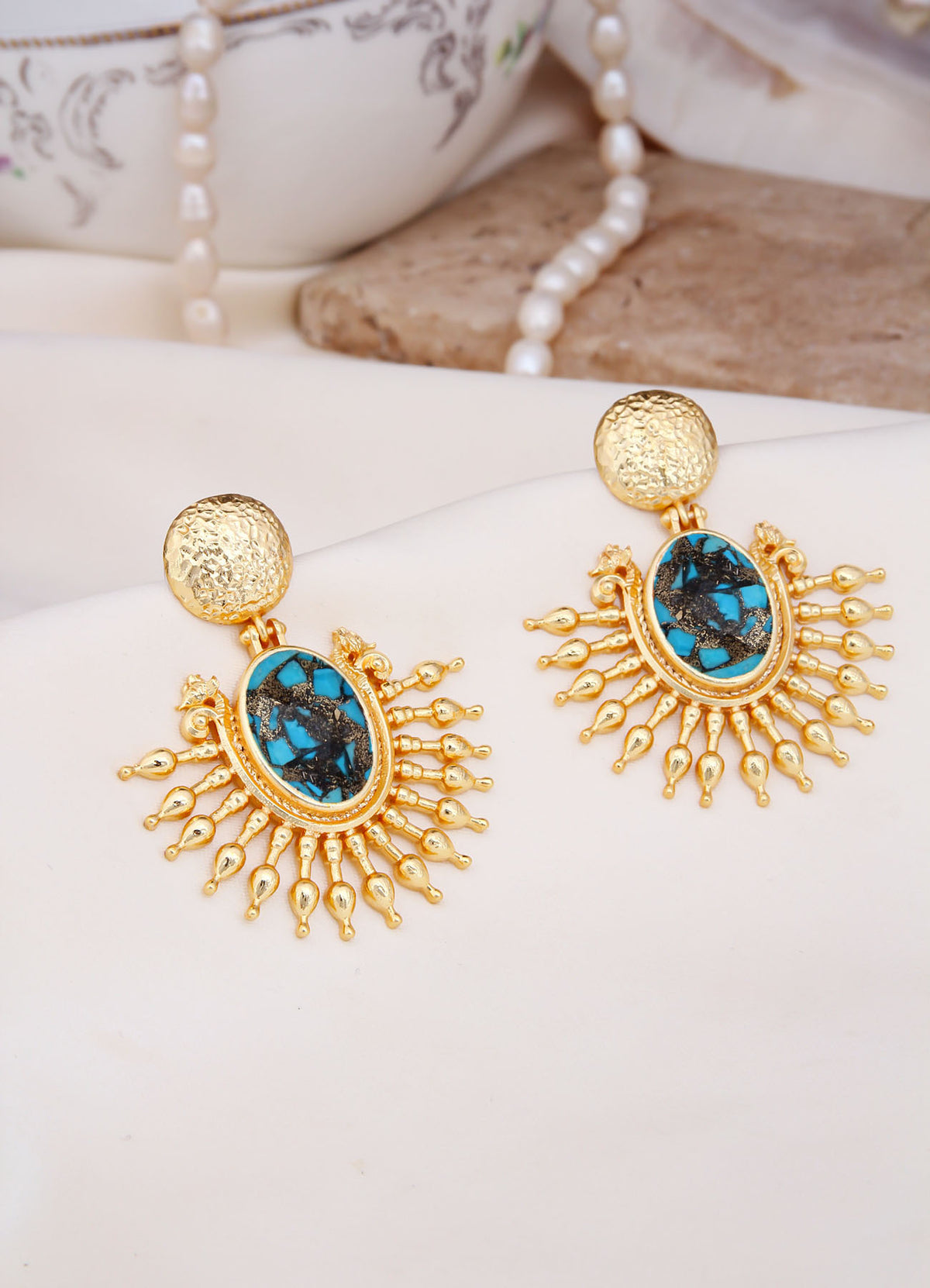 Turquoise  Boucle d'oreilles
