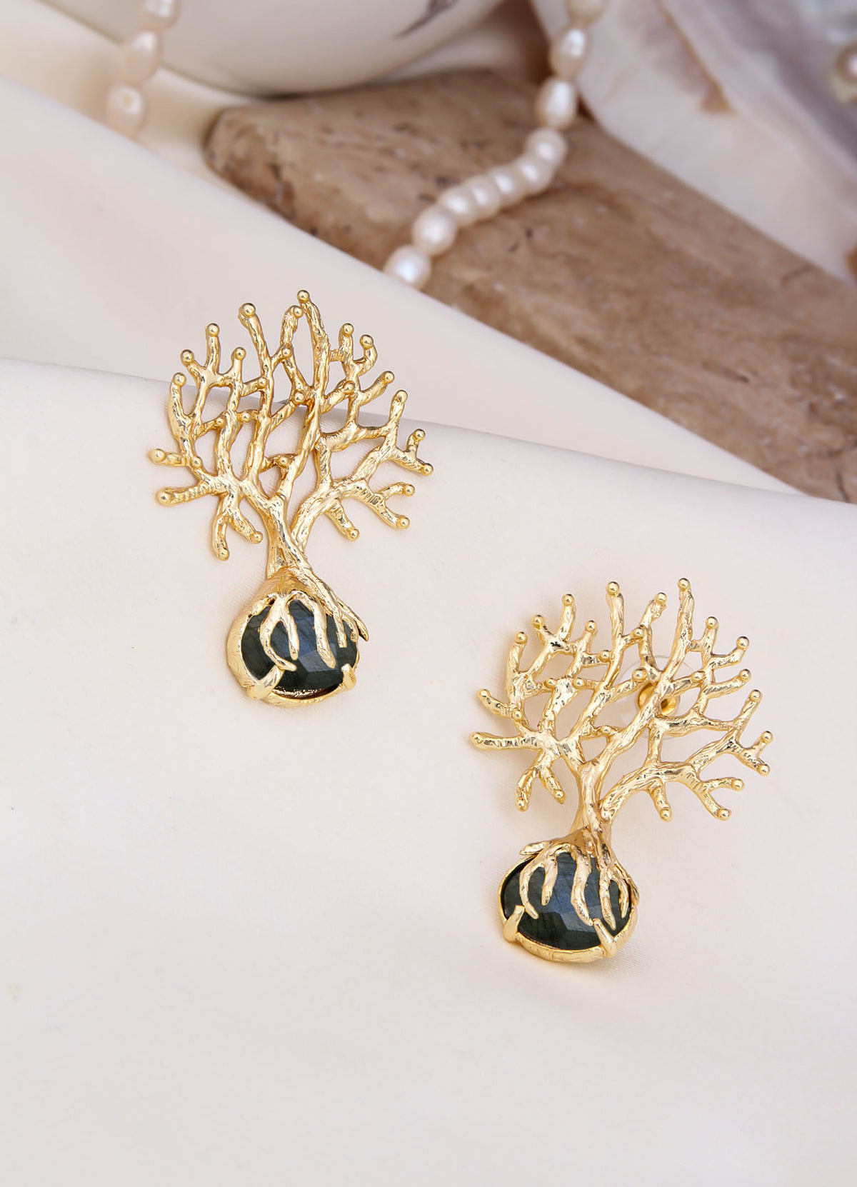 Labradorite Earring