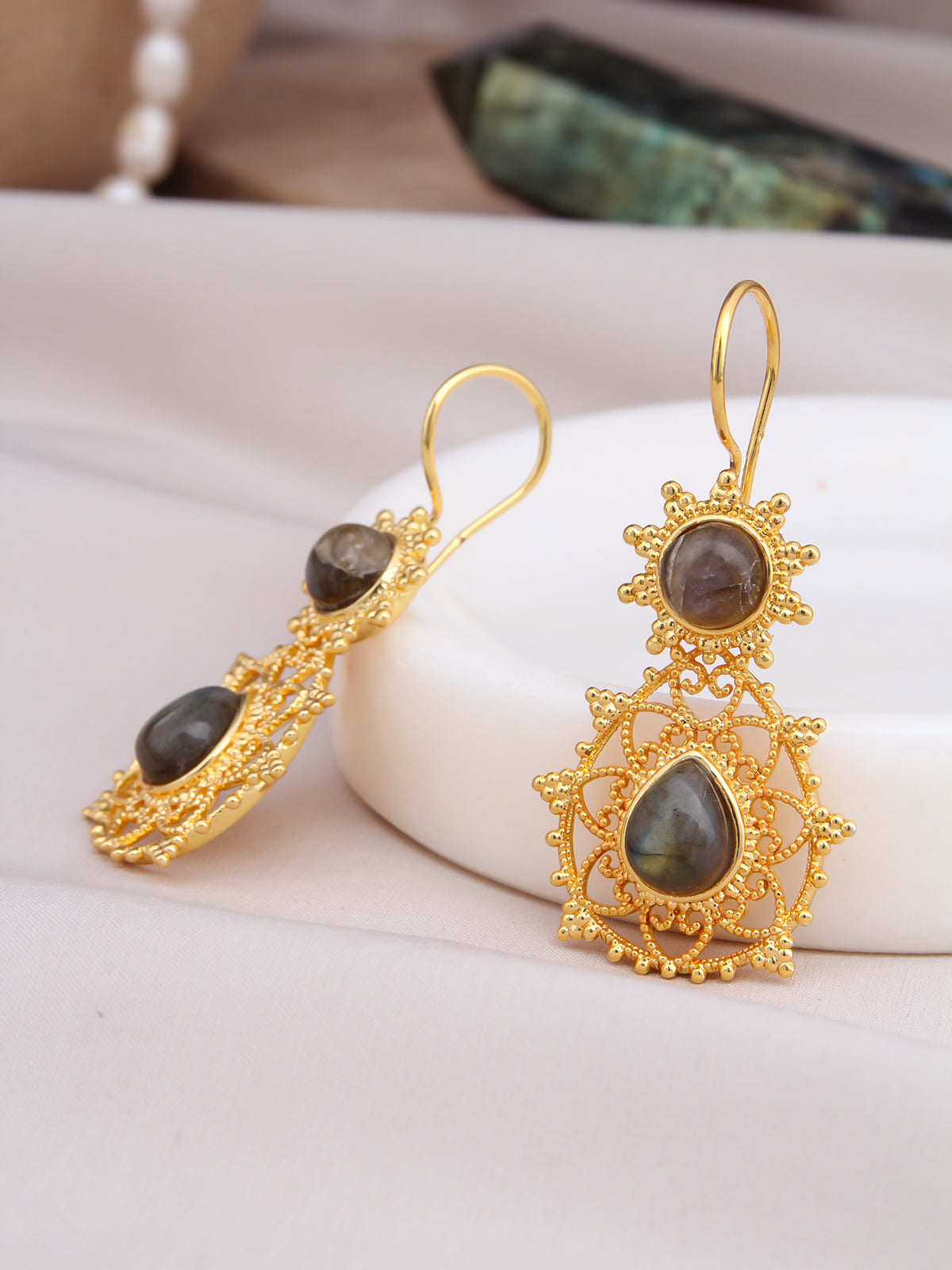 Labradorite Boucle d'orilles
