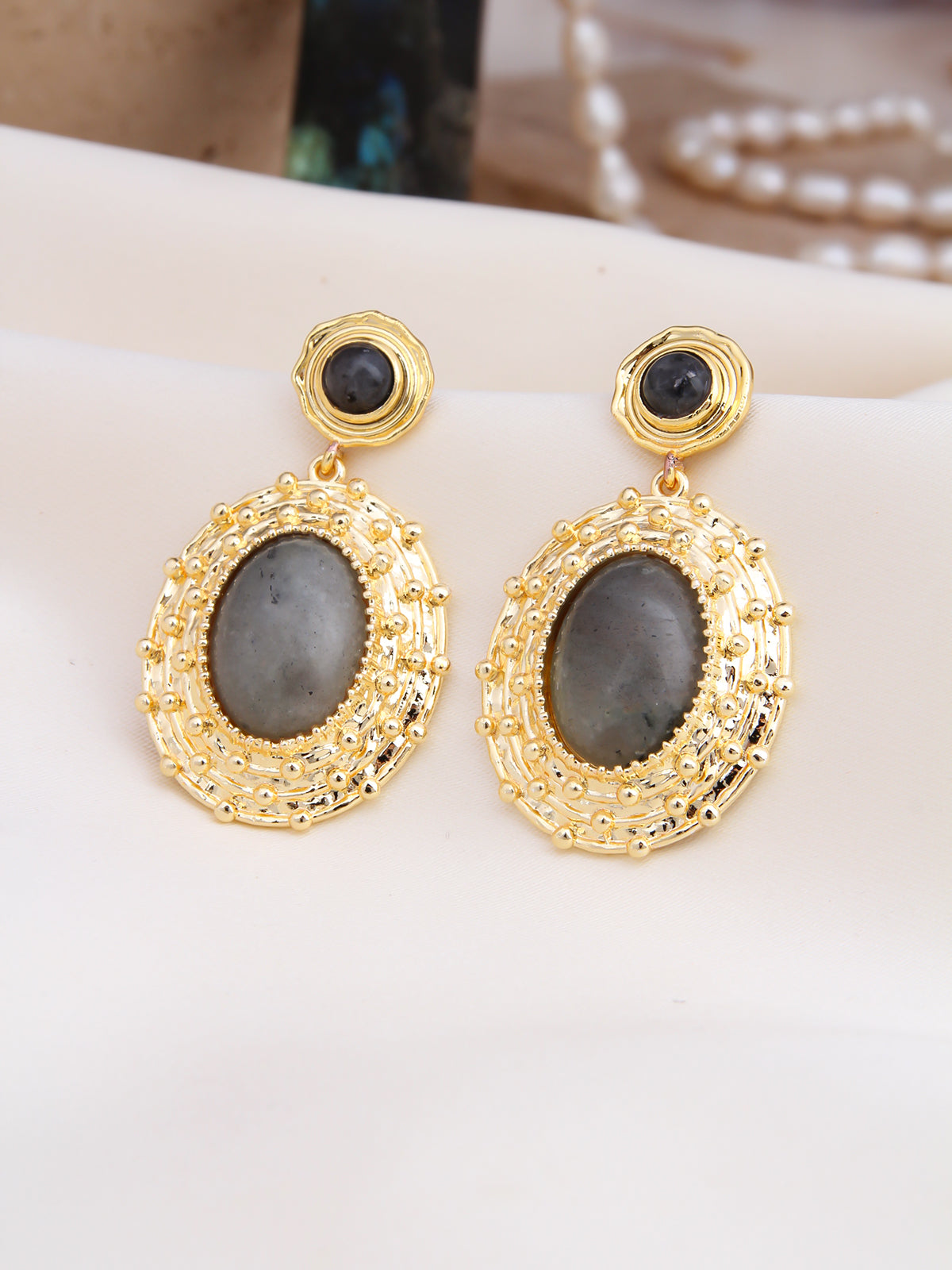 Labradorite  Boucle d'orilles