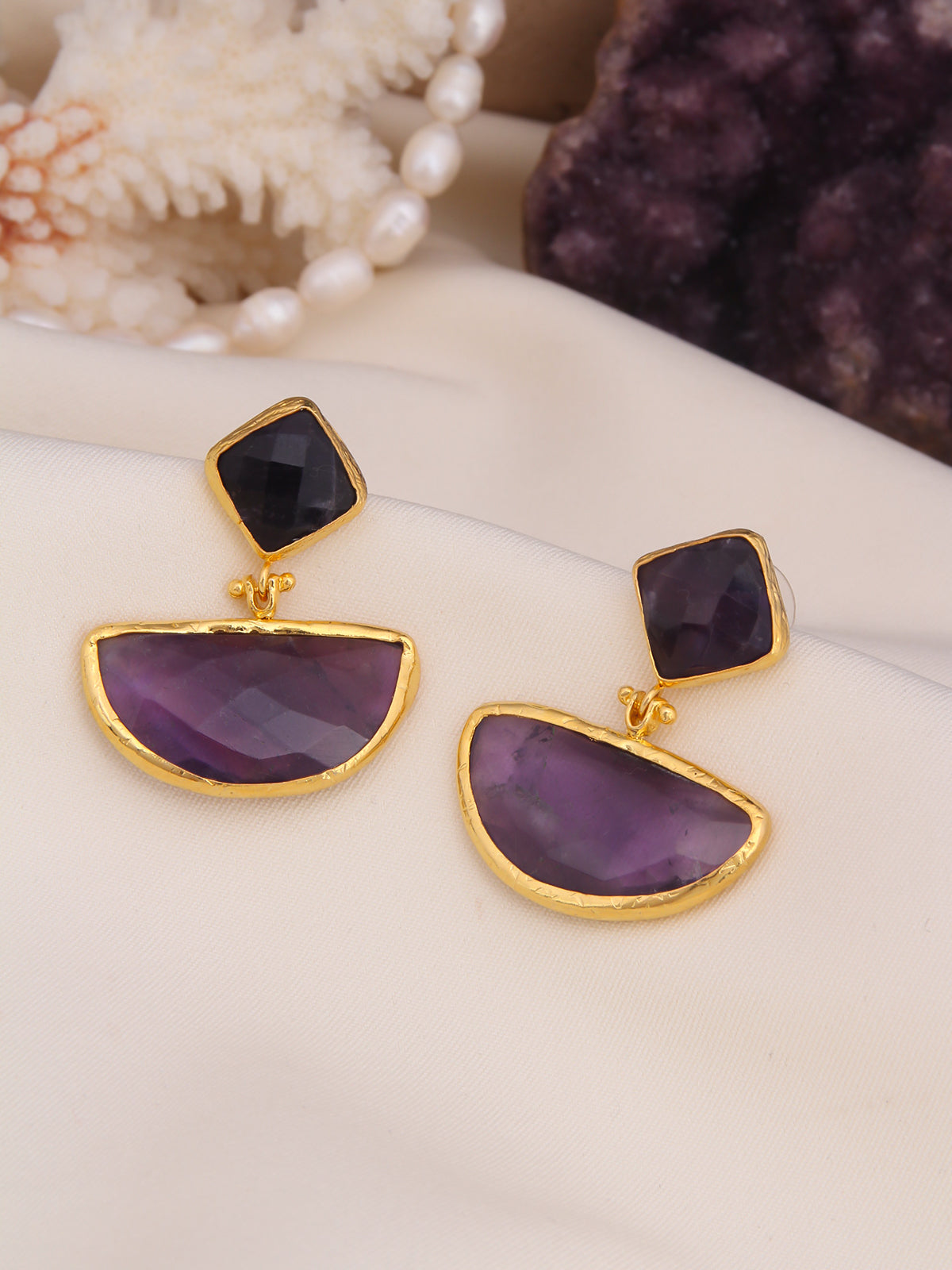 Amethyst Boucle D'oreilles