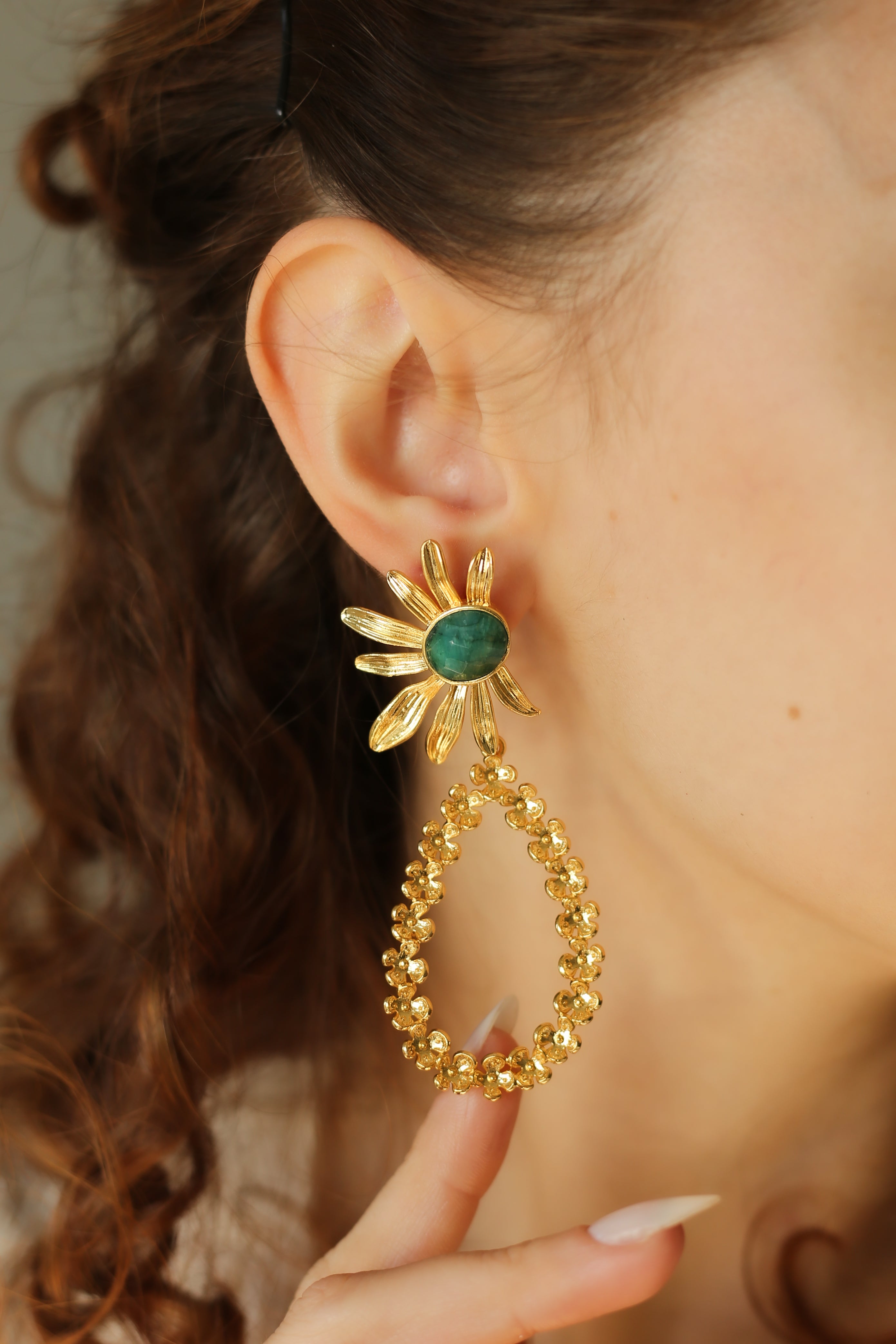 Agate Boucle d'oreilles