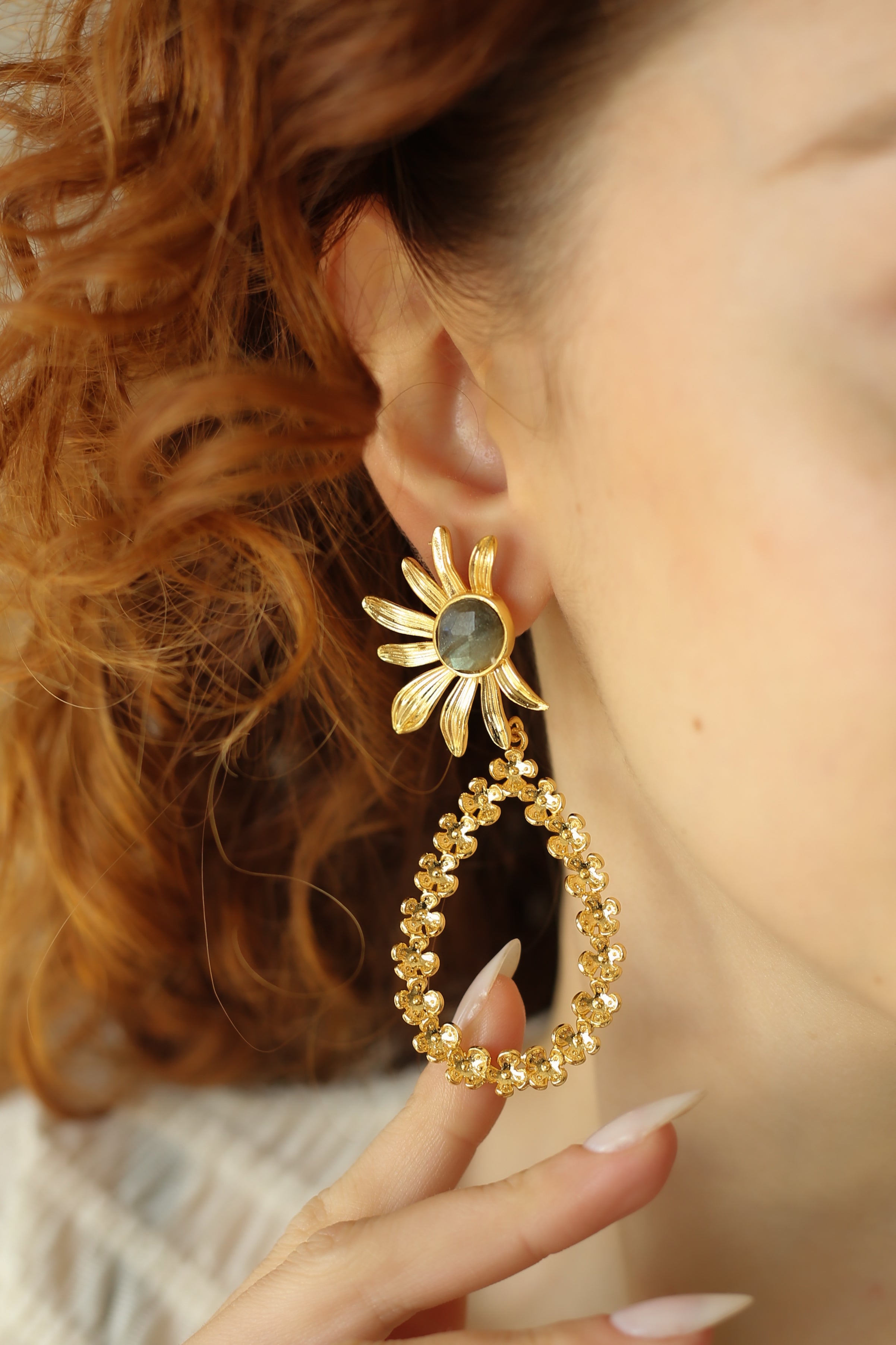 Labradorite Boucle d'oreilles