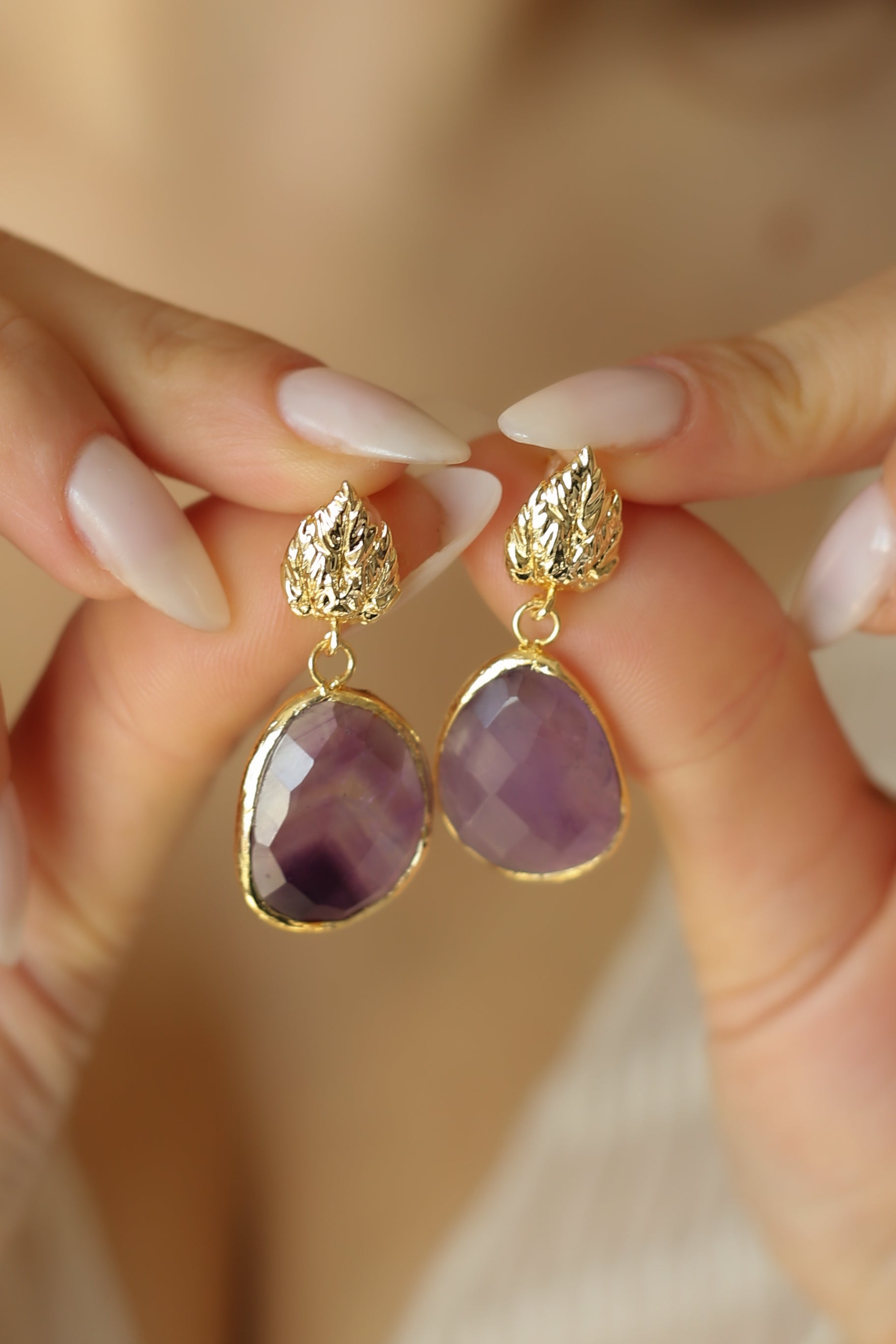 Amethyst Boucle d'oreilles