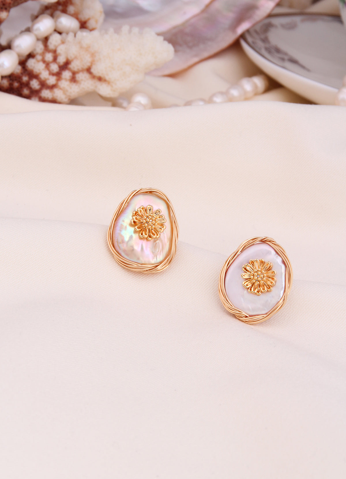 Nacre Boucles D'oreilles
