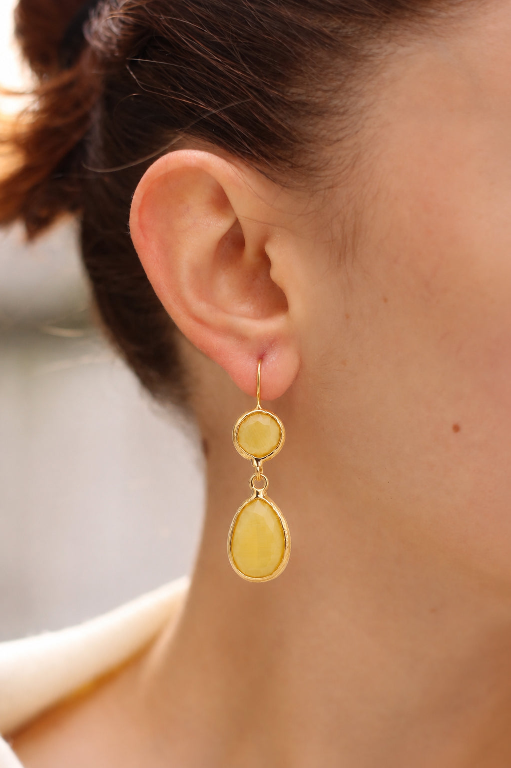 Cat Eyes Earring