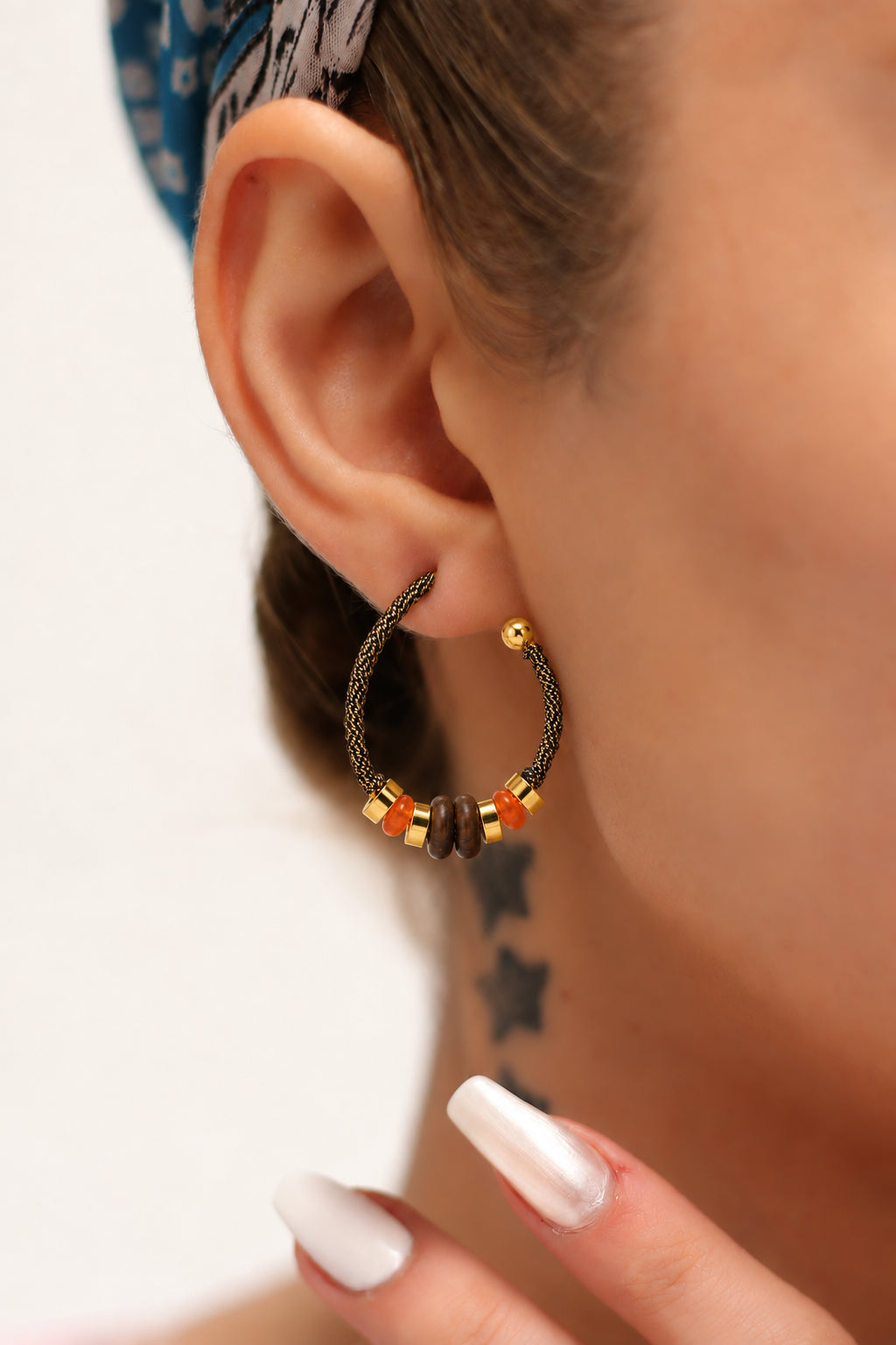 Agate Earring