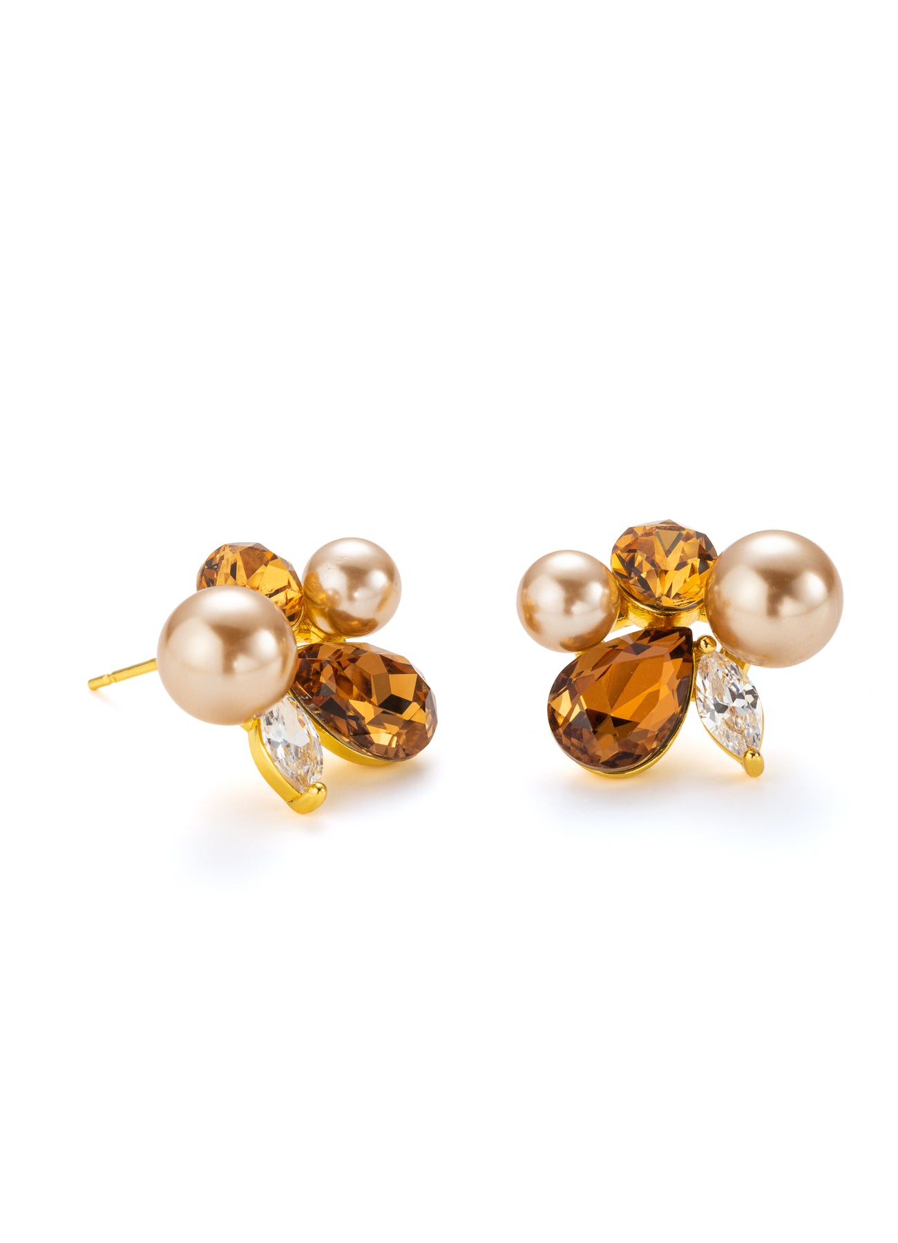 Pearl & Zircon Earring