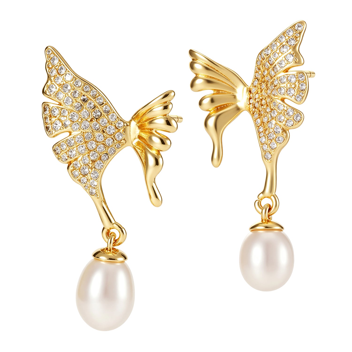 Pearl & Zircon Earring