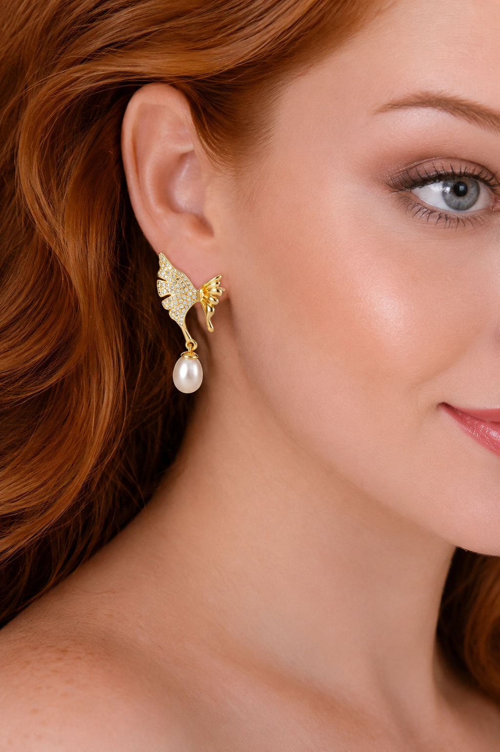 Pearl & Zircon Earring