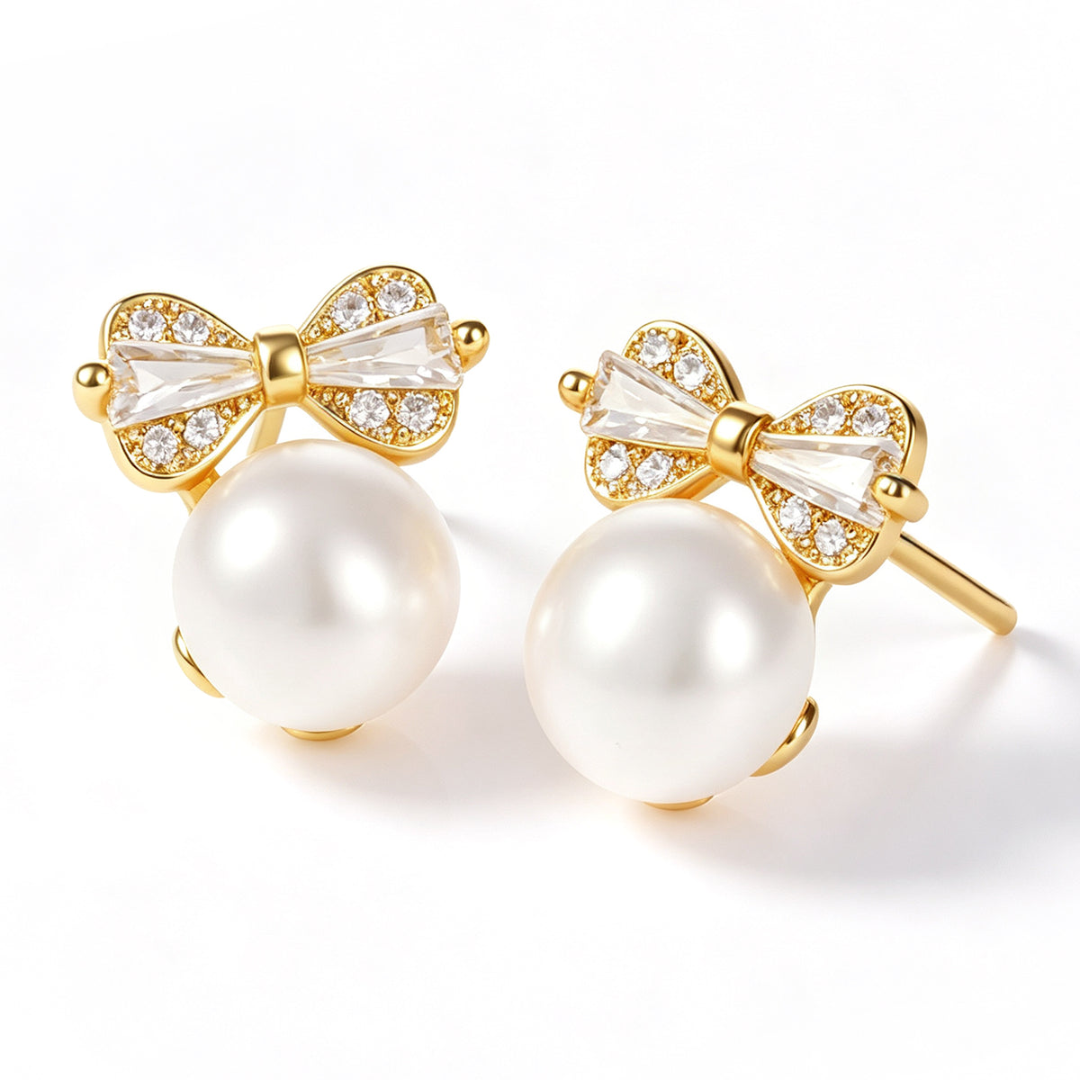 Pearl & Zircon Earring