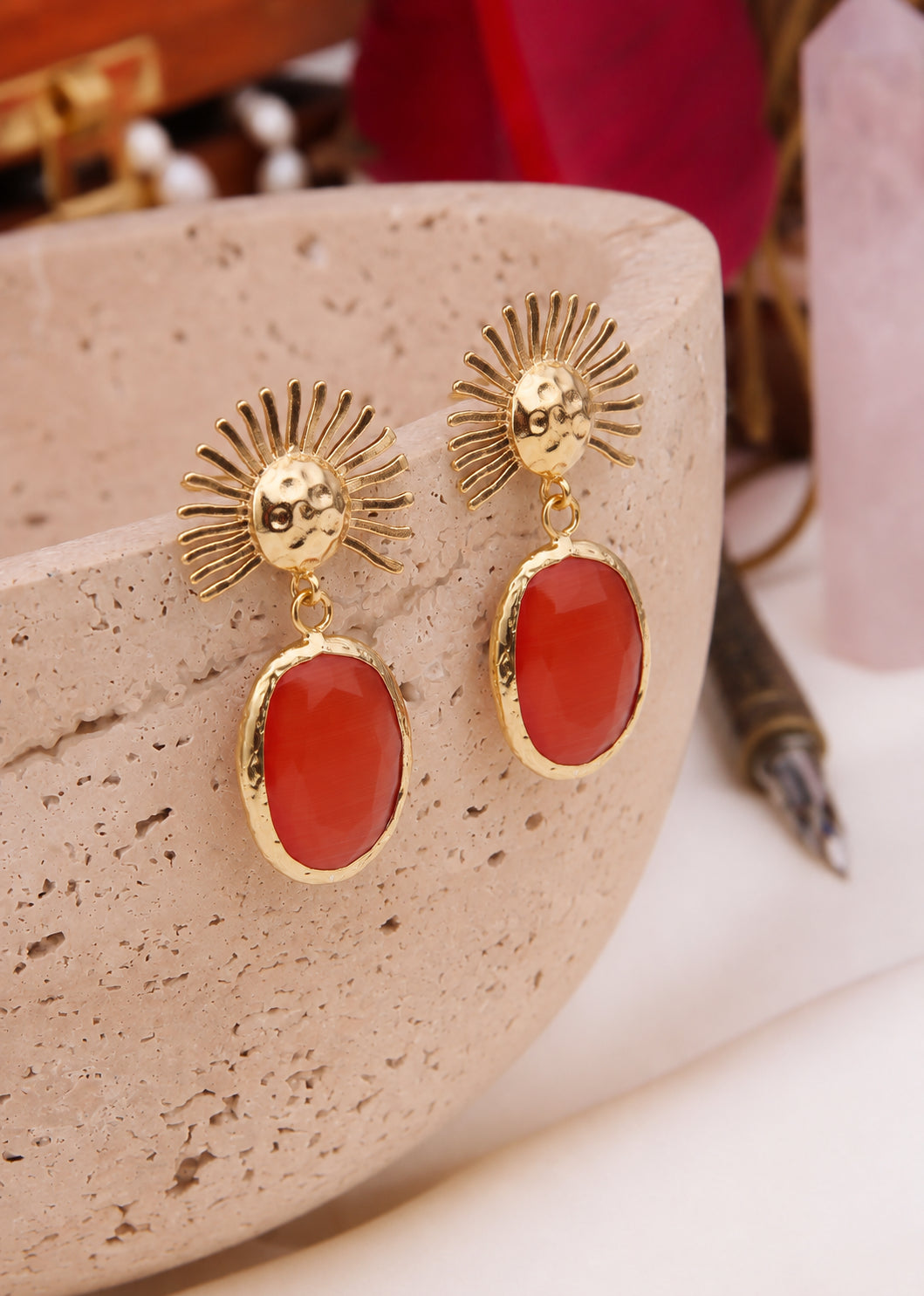 Cat Eyes Earring