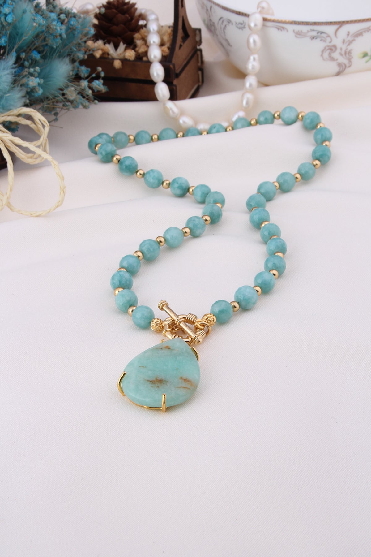 Amazonite Collier
