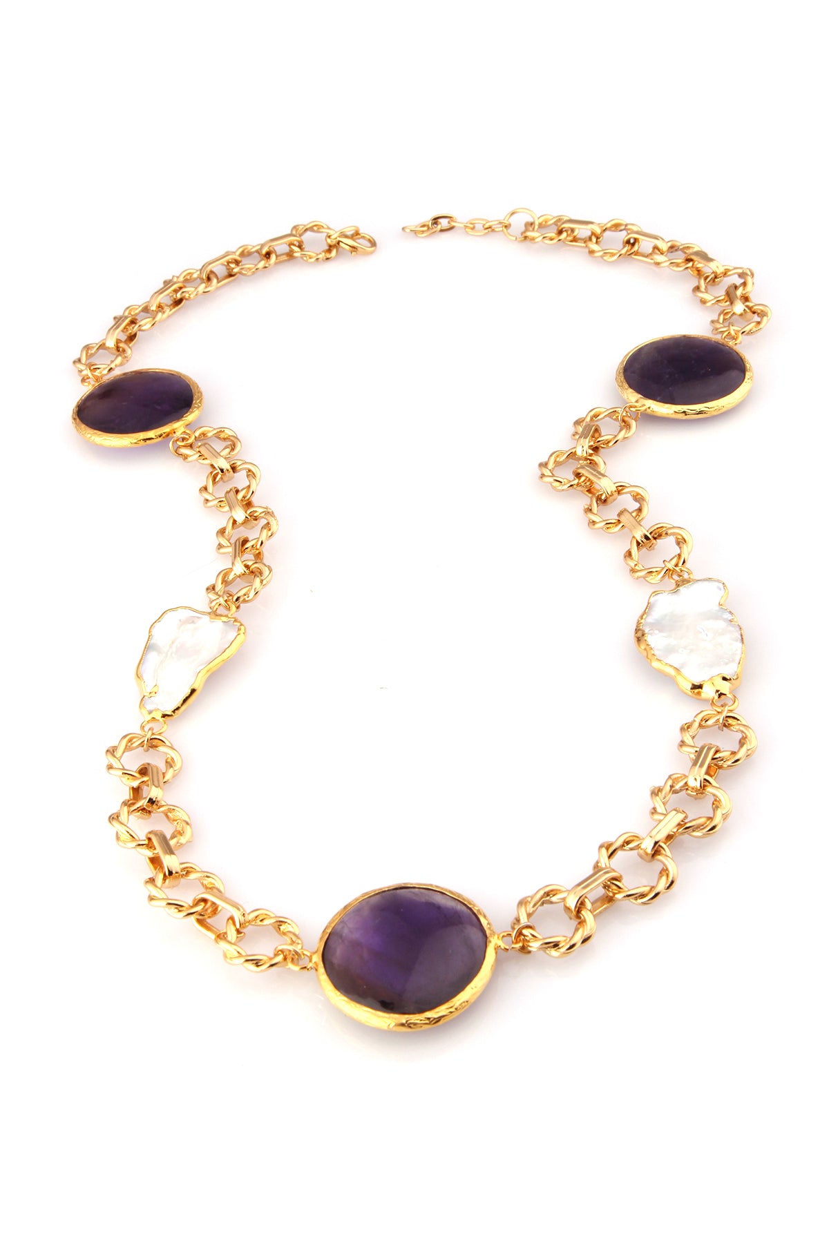 Pearl & Amethyst Collier