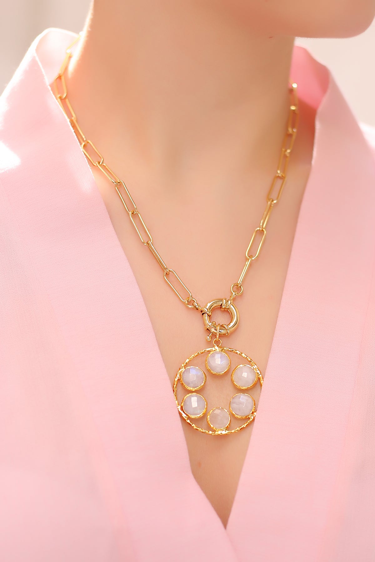 Moonstone Collier