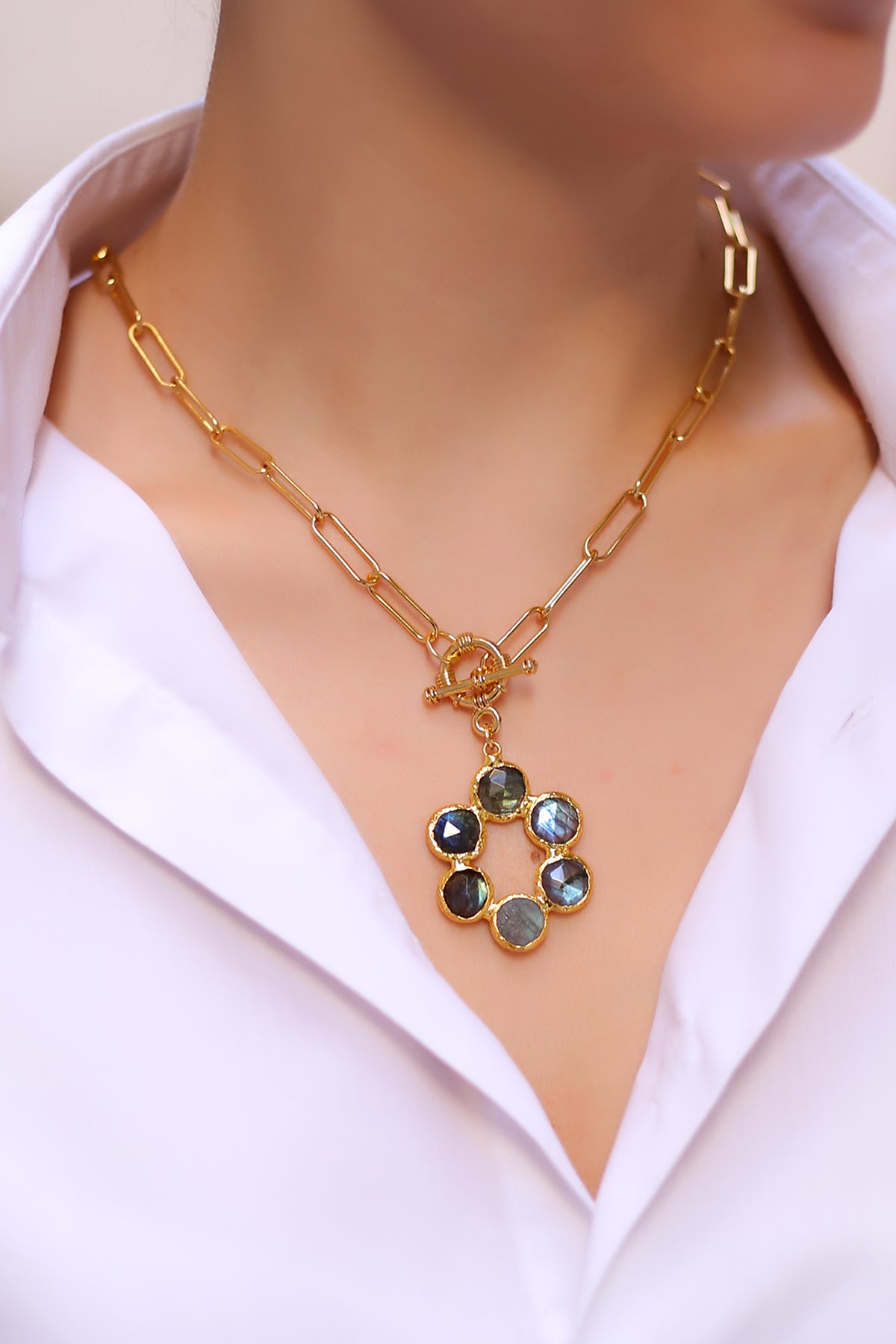 Labradorite Collier