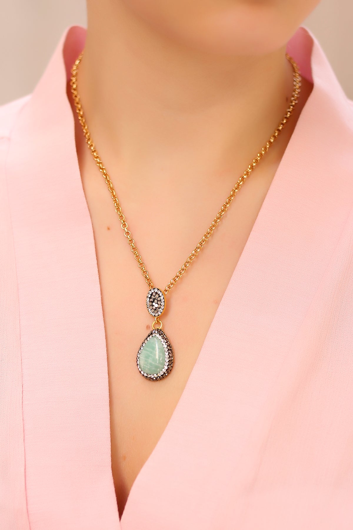 Aquamarine Collier