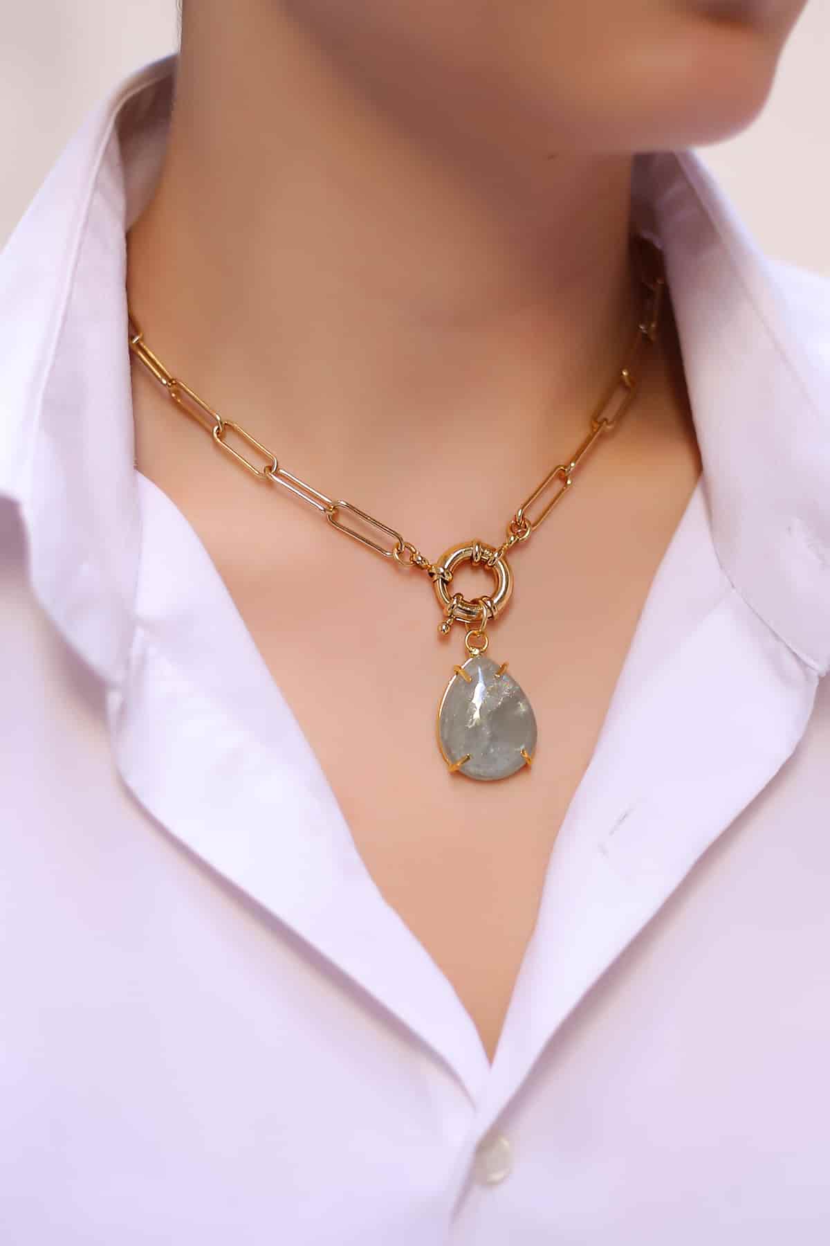 Aquamarine Collier