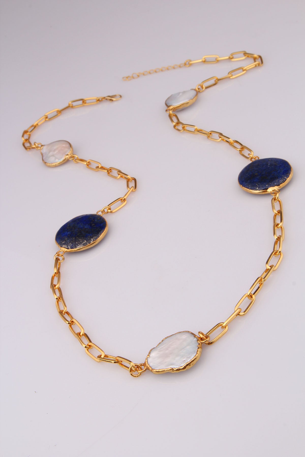Sapphire & Pearl Collier