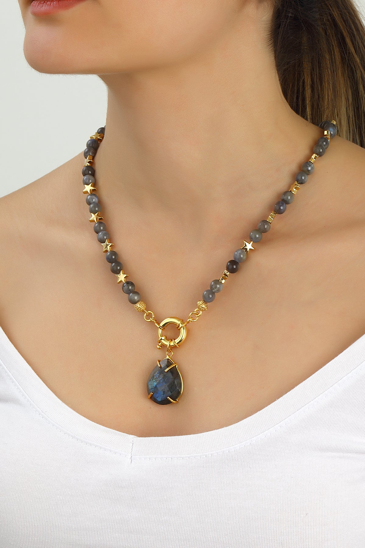 Labradorite Collier