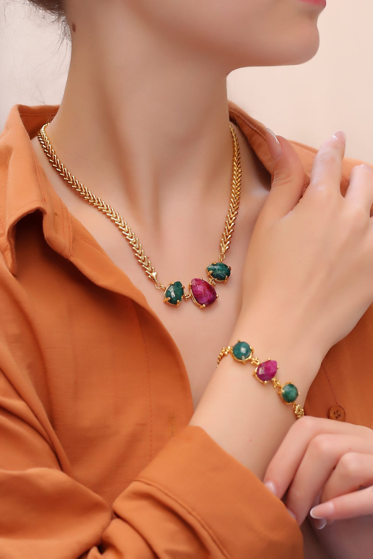 Agate Collier