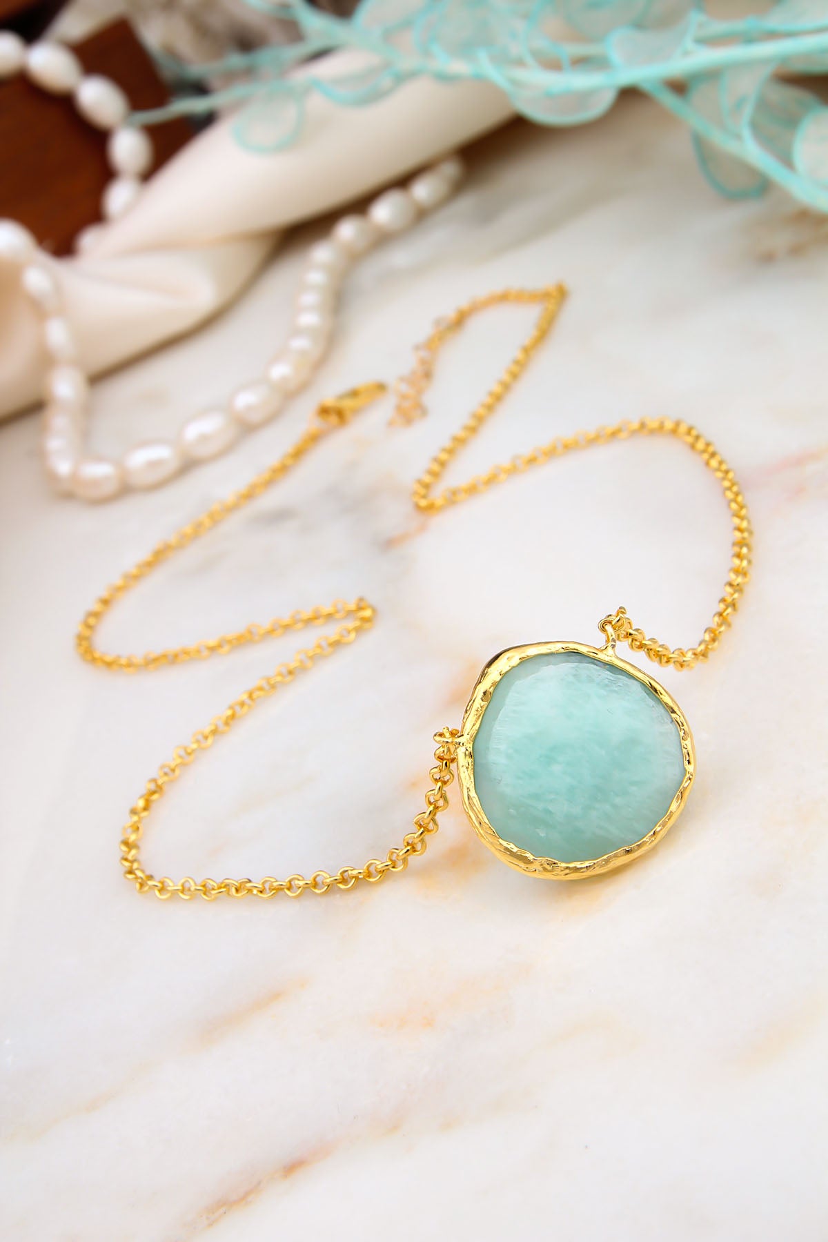 Aquamarine Collier