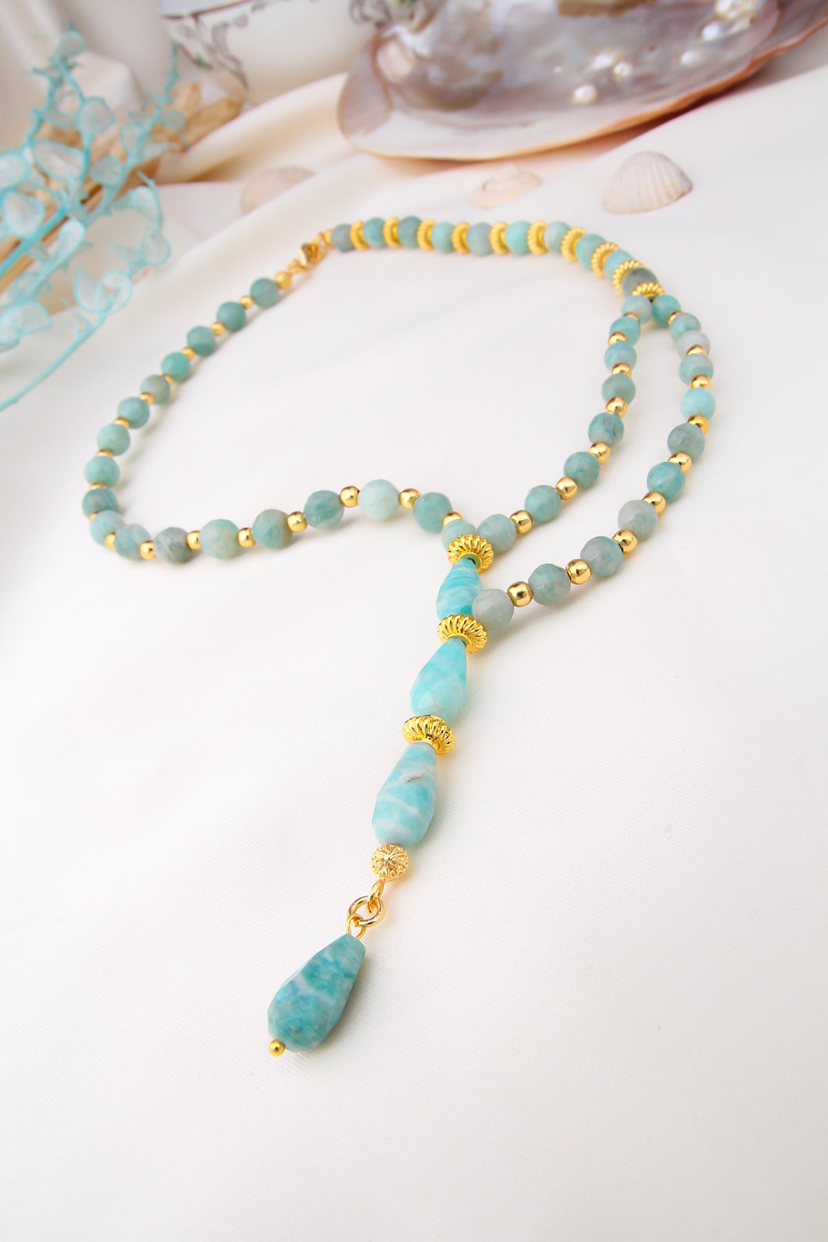 Amazonite Collier
