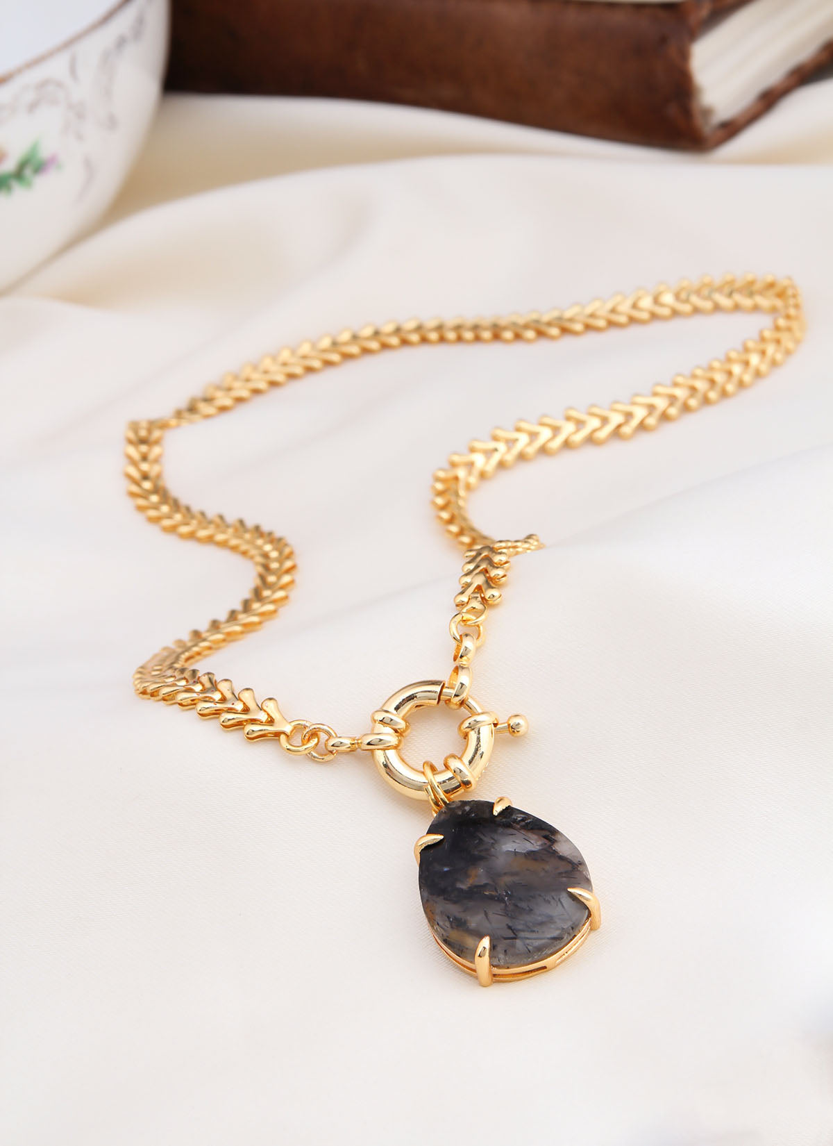 Black Rutil Necklace