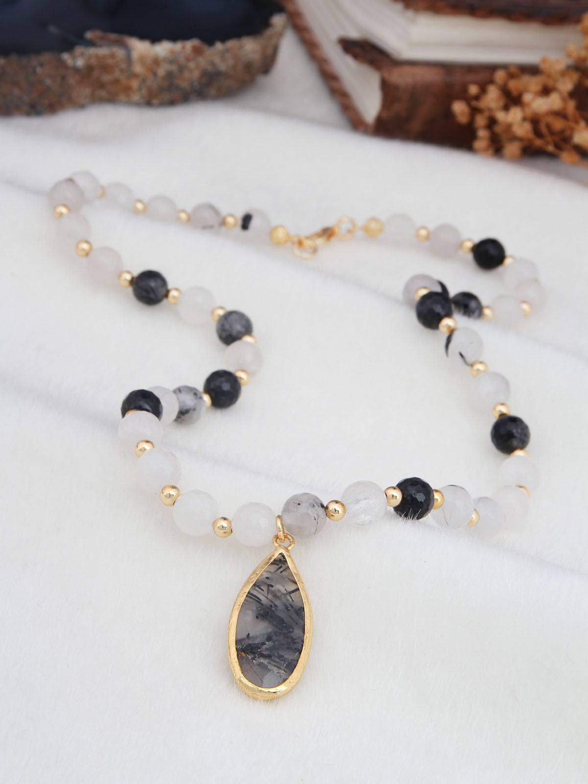 Black Rutil Necklace