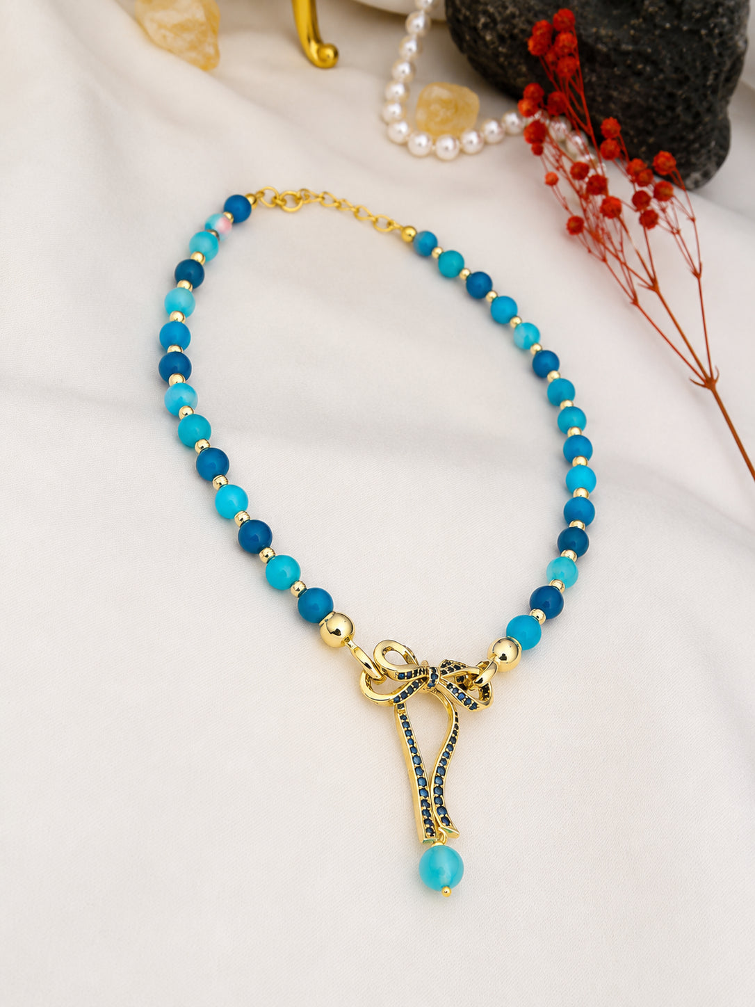 Blue Opal Necklace