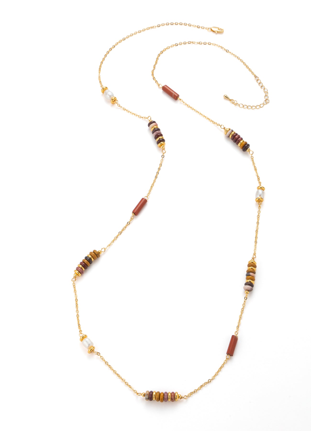 Agate & Pearl Necklace