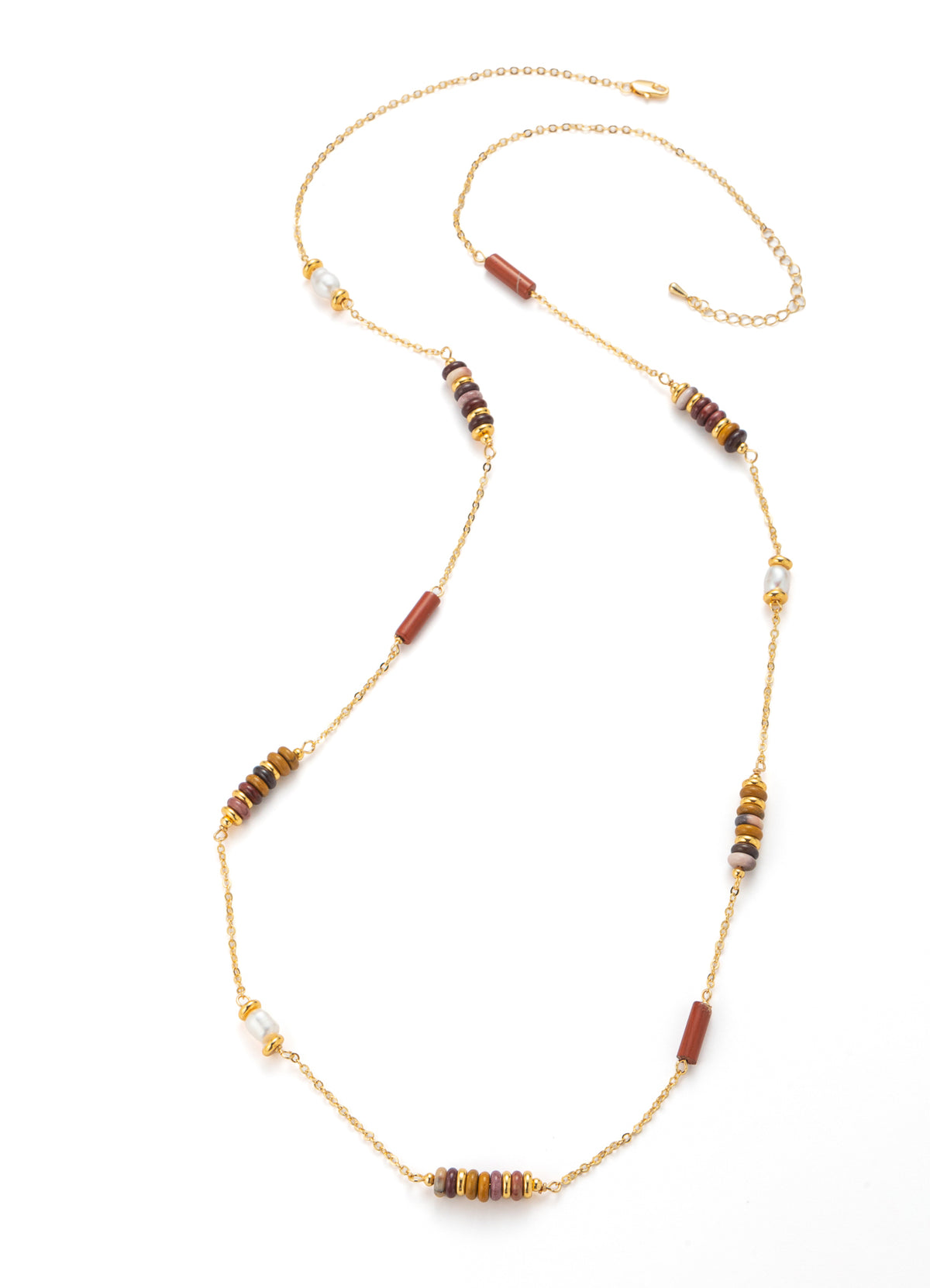 Agate & Pearl Necklace