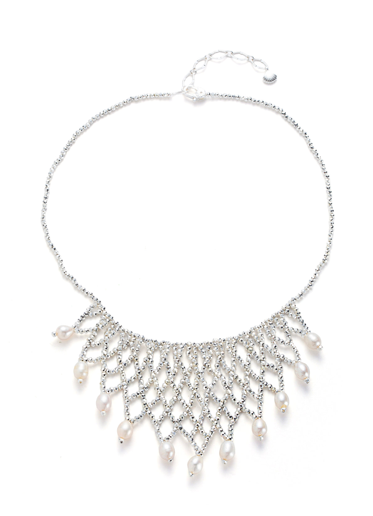 Pearl & Hematite Necklace
