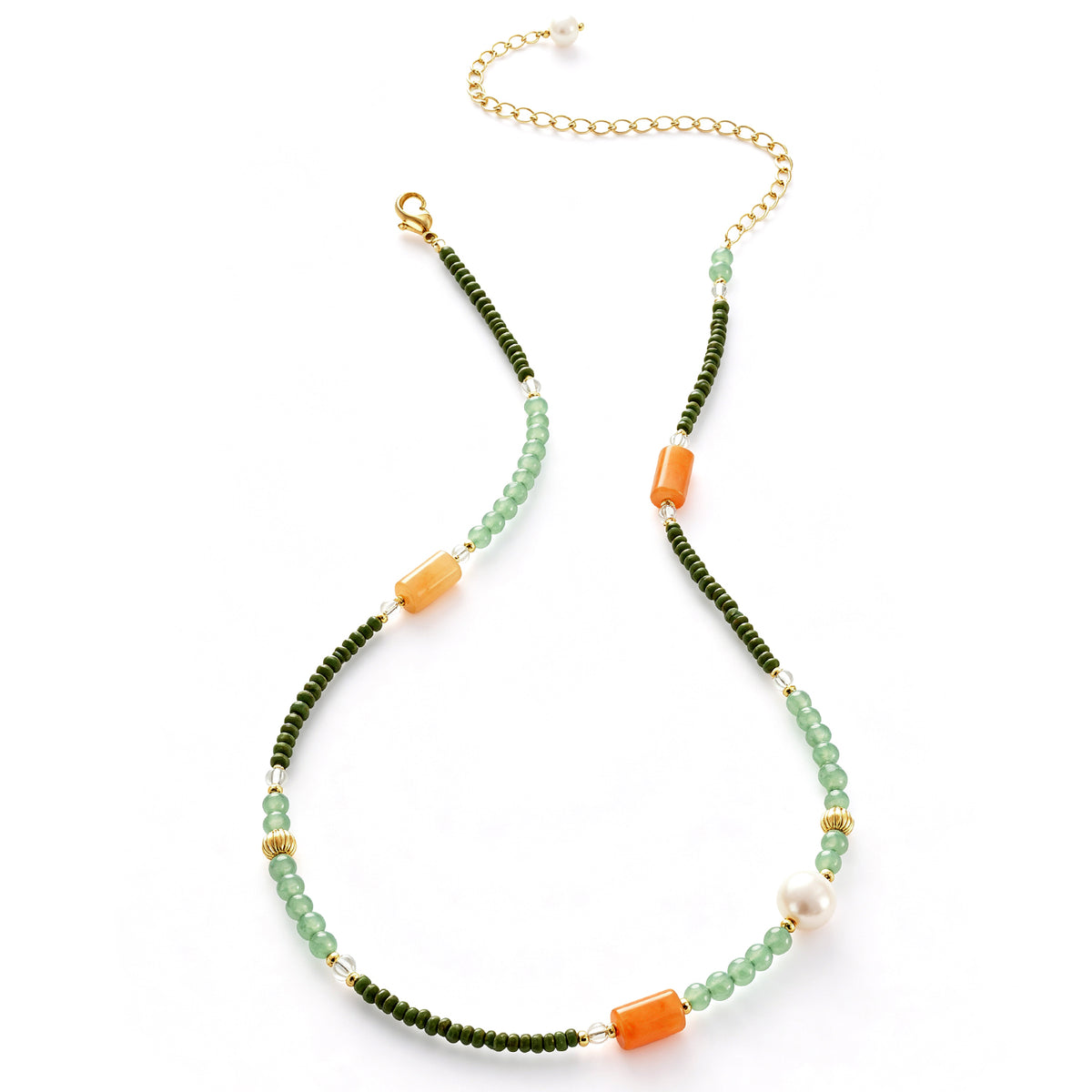 Pearl & Jade Necklace