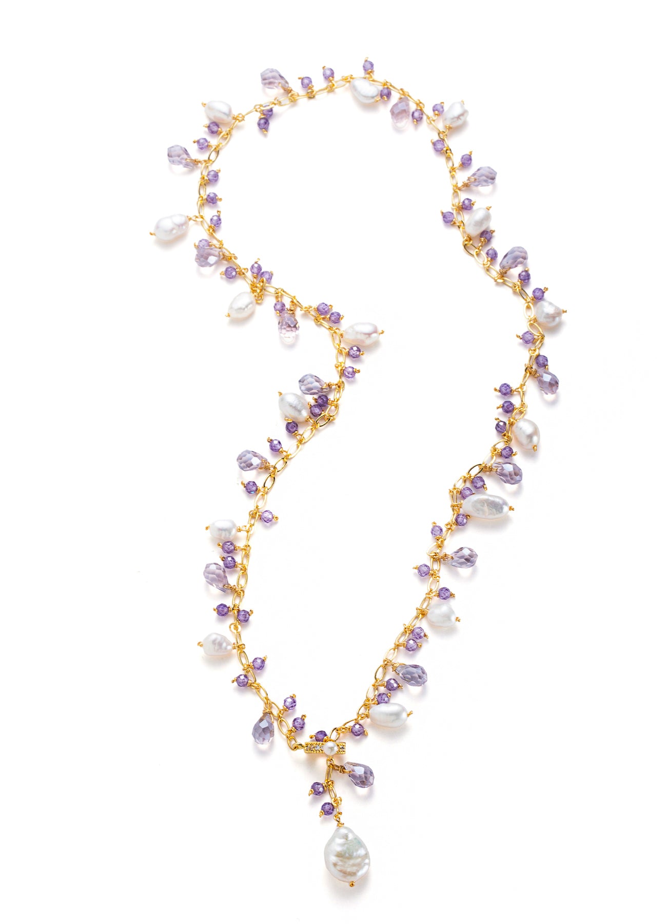 Pearl & Crystal Necklace