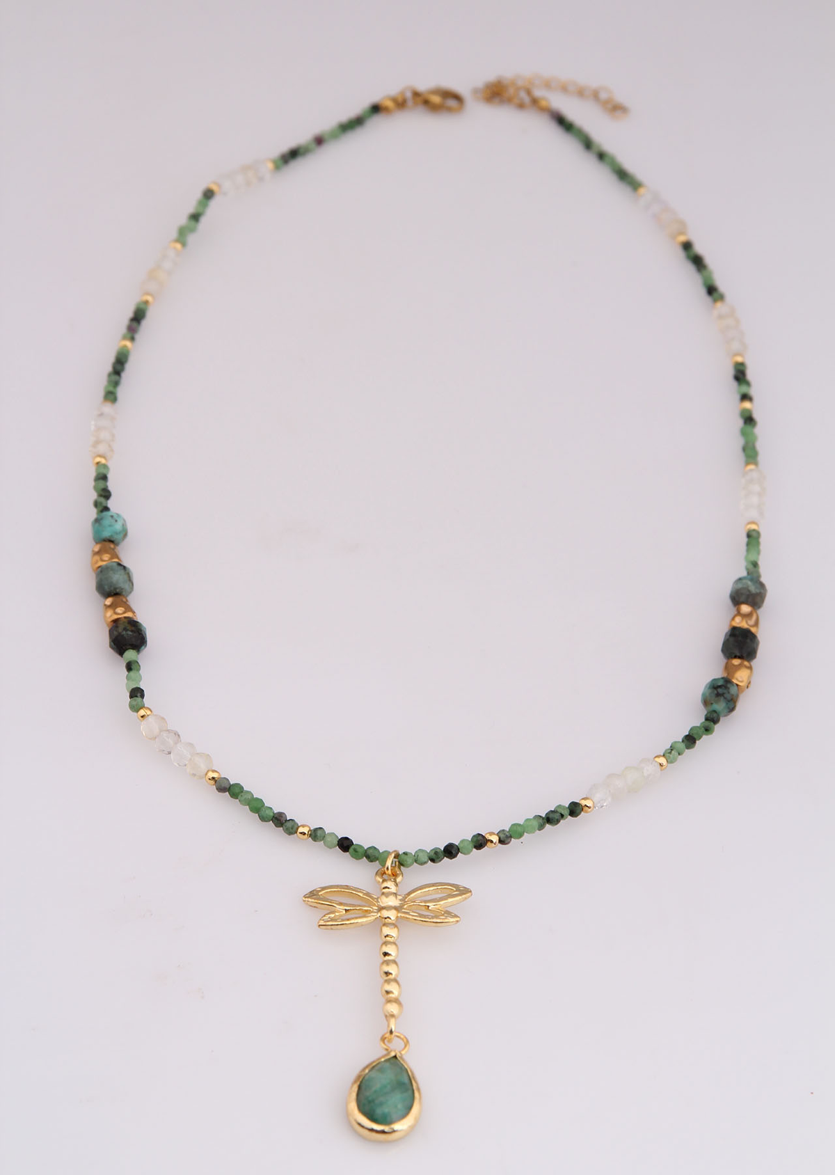 Turquoise & Quartz Necklace