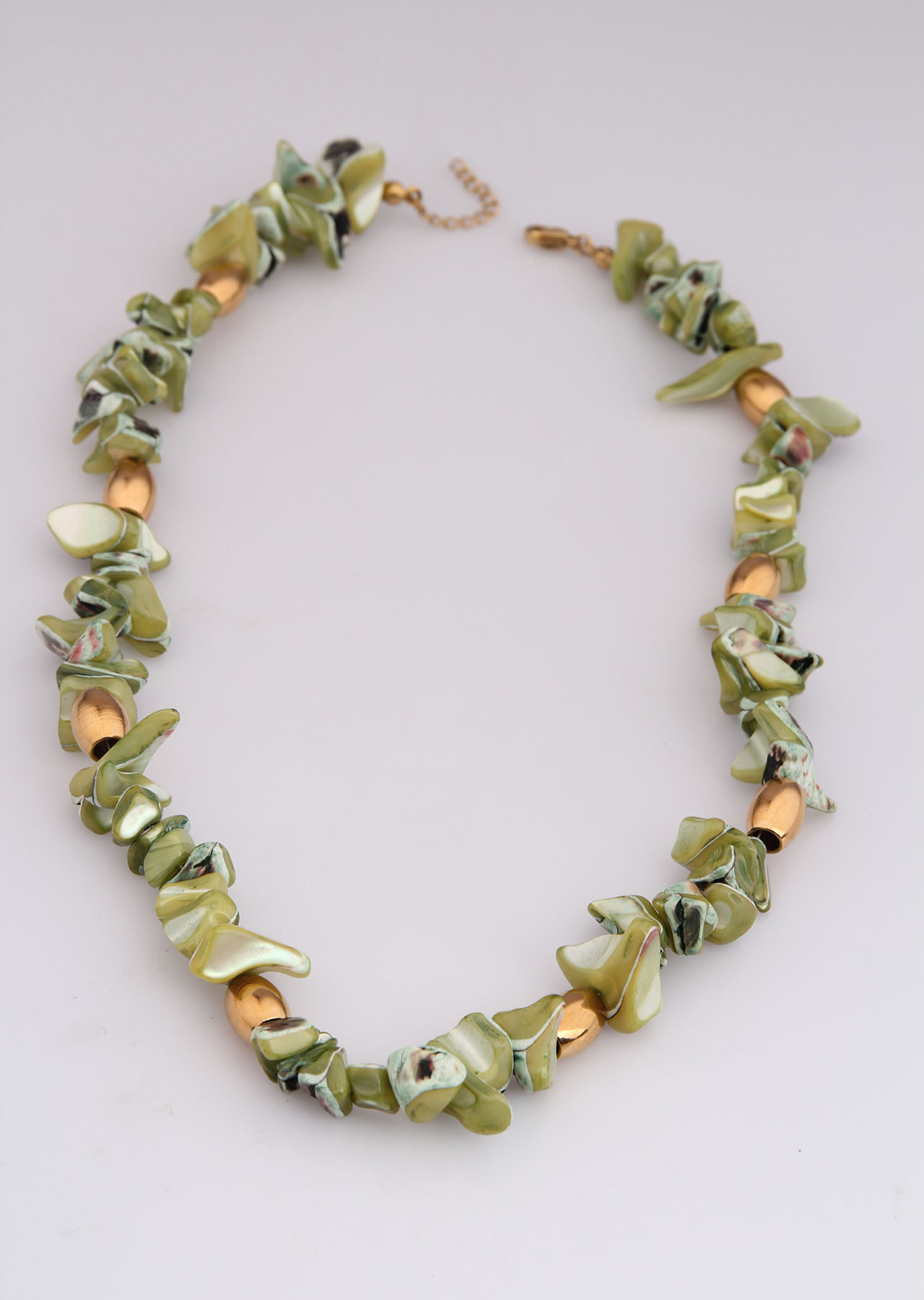 Green Nacre Necklace