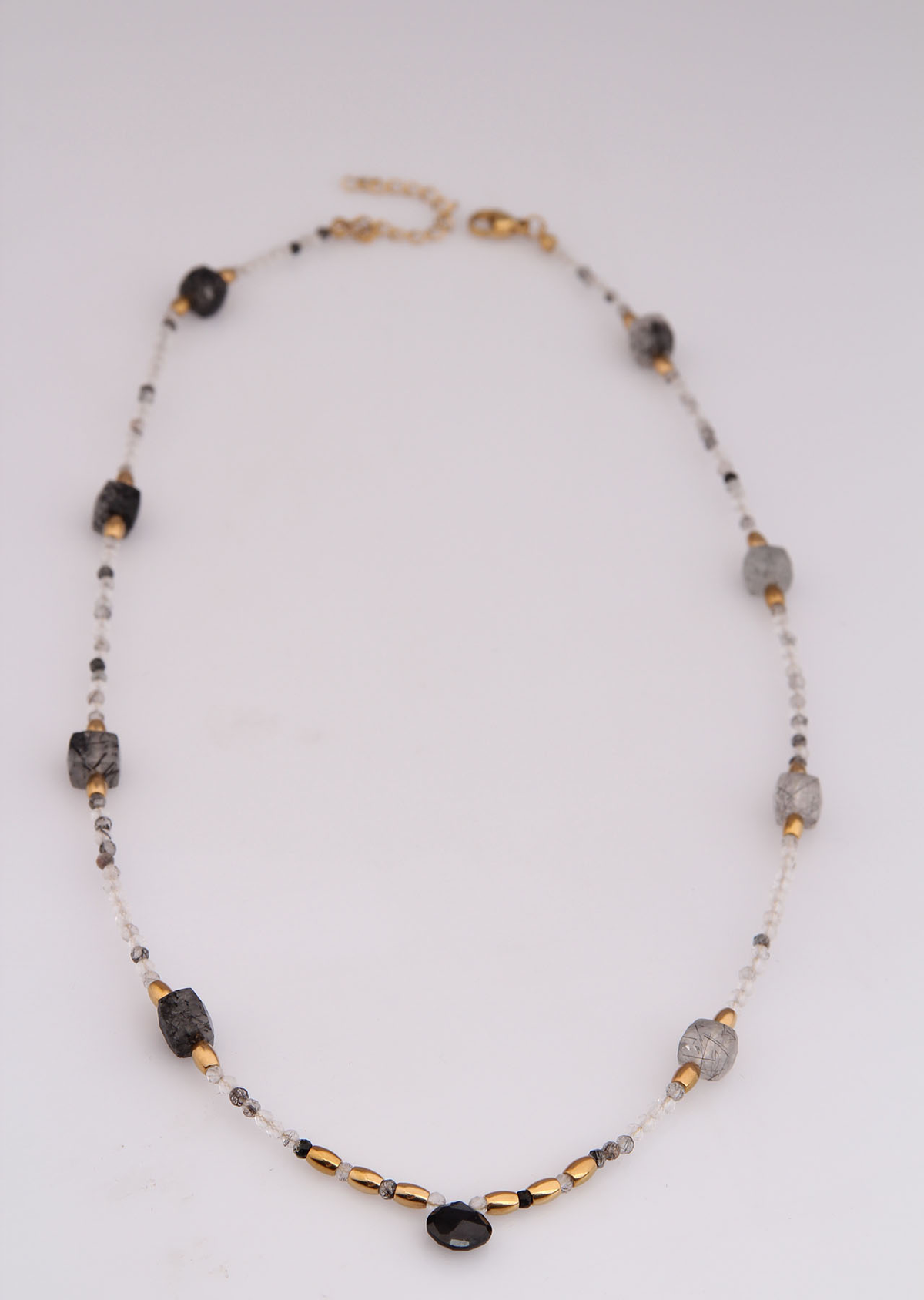 Black Ruthile Necklace